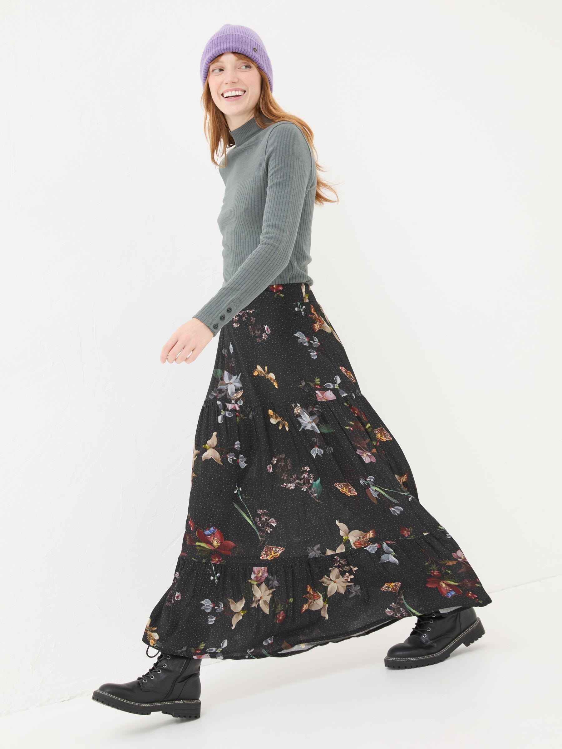 Black Anika Moonlit Skirt - Image 3 of 5
