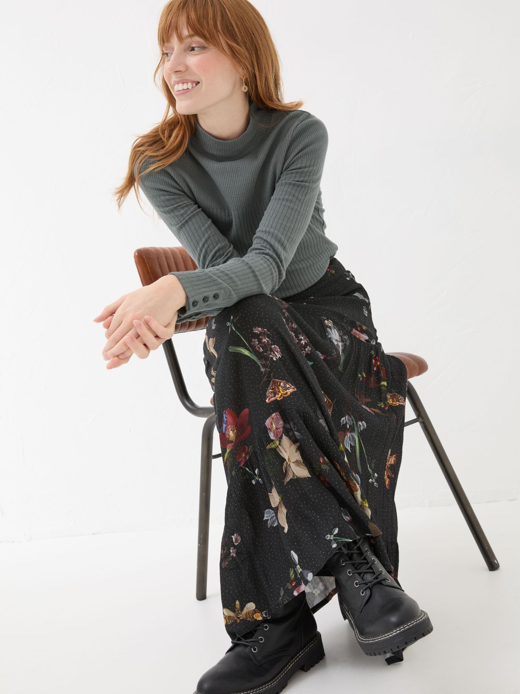 Black Anika Moonlit Skirt - Image 4 of 5