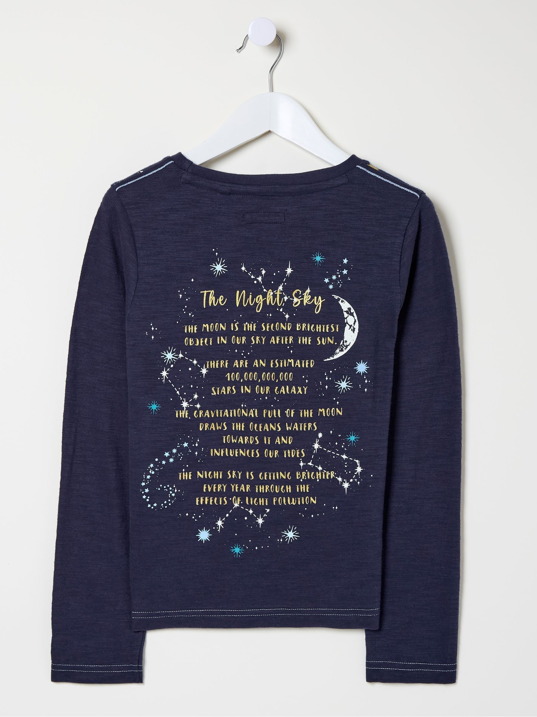 Navy Dark Skies Constellation T-Shirt - Image 5 of 5