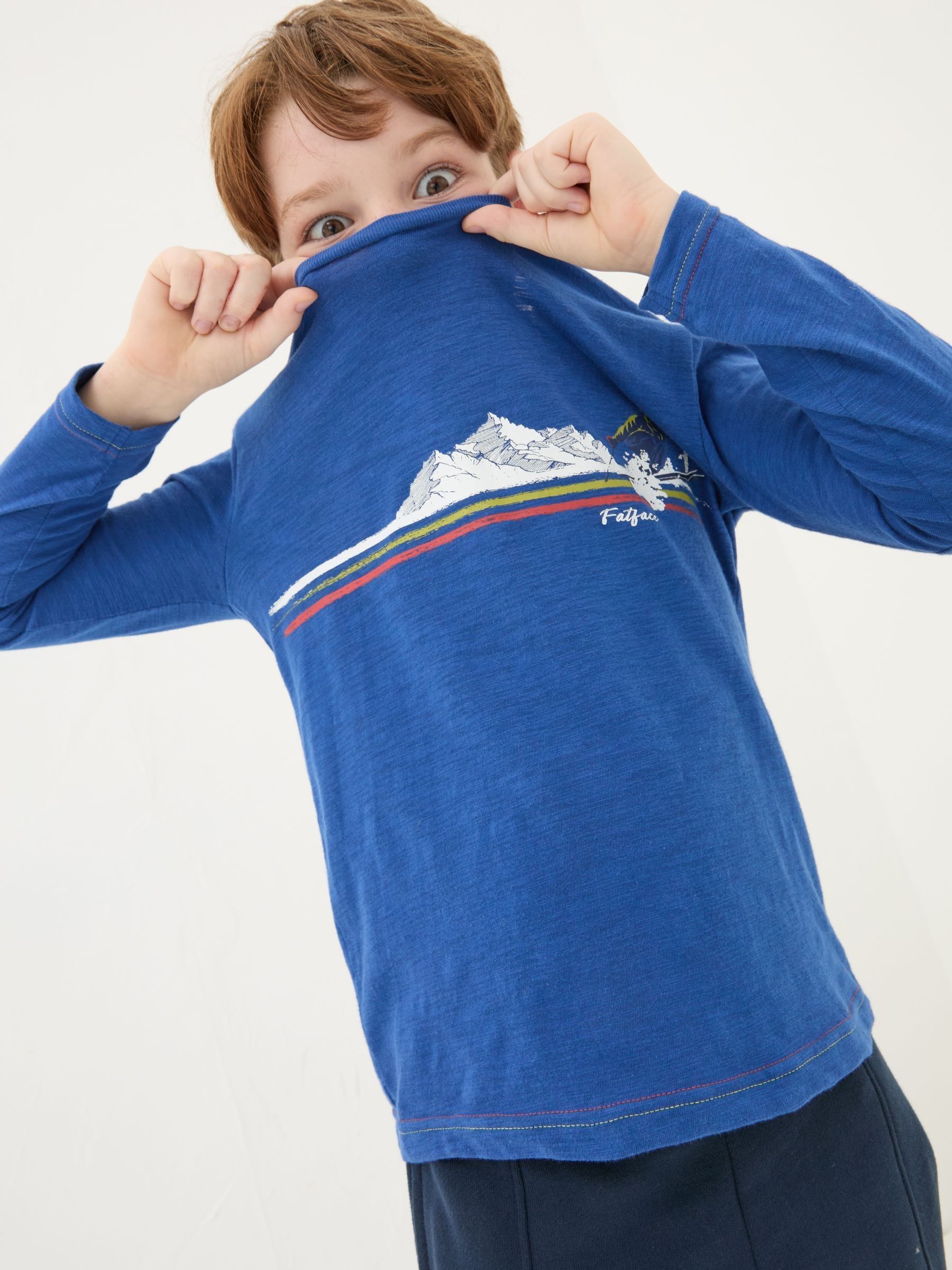 Cobalt Blue Ski T-Shirt - Image 3 of 6