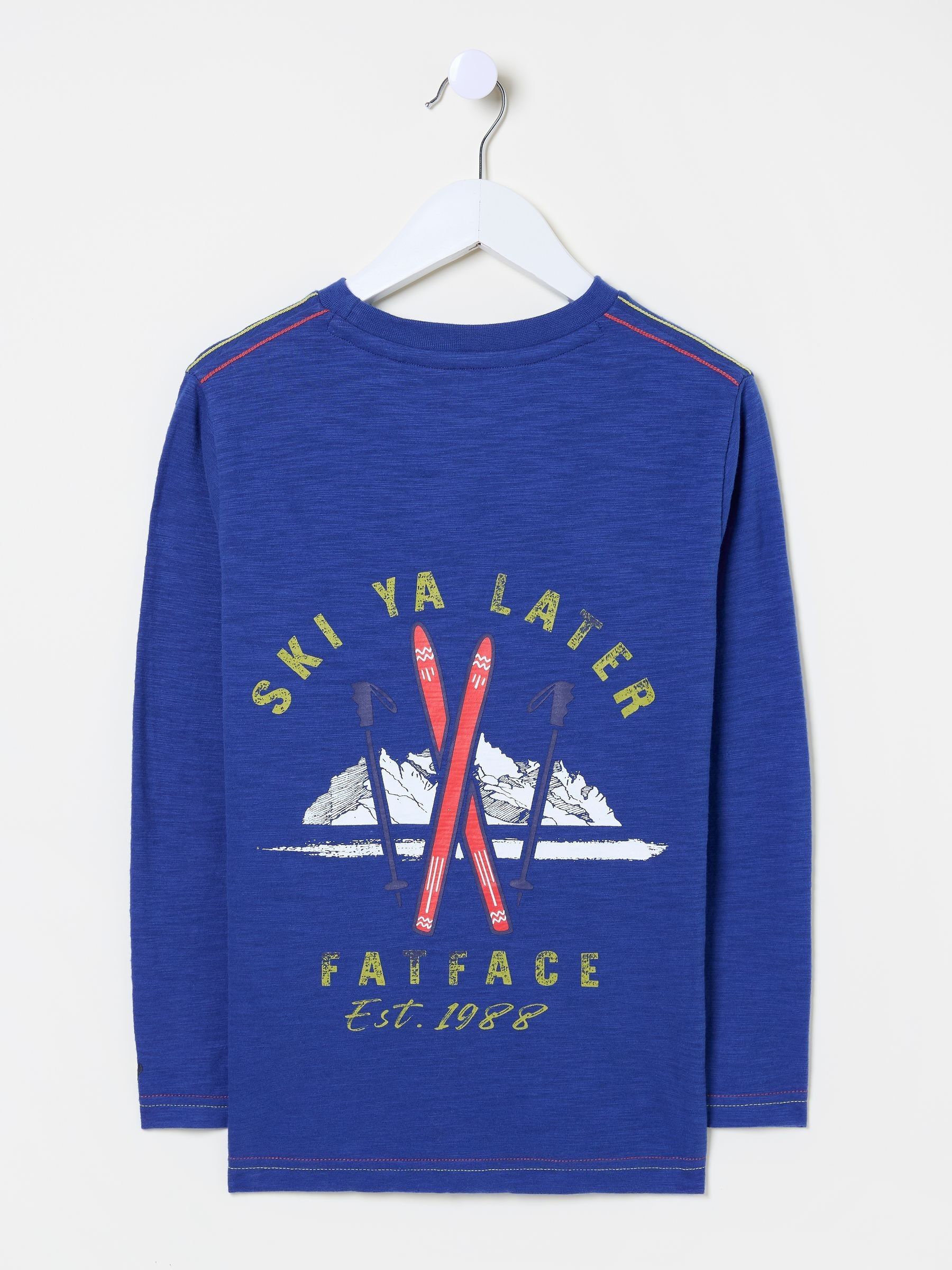 Cobalt Blue Ski T-Shirt - Image 6 of 6