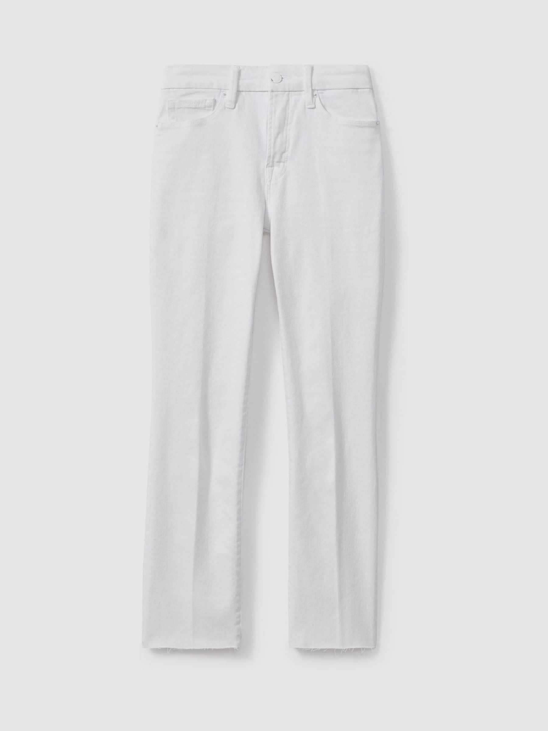 Good American Straight Leg Skinny Jeans in White - Image 2 of 9 Good American Straight Leg Skinny Jeans in White - Image 2 of 9