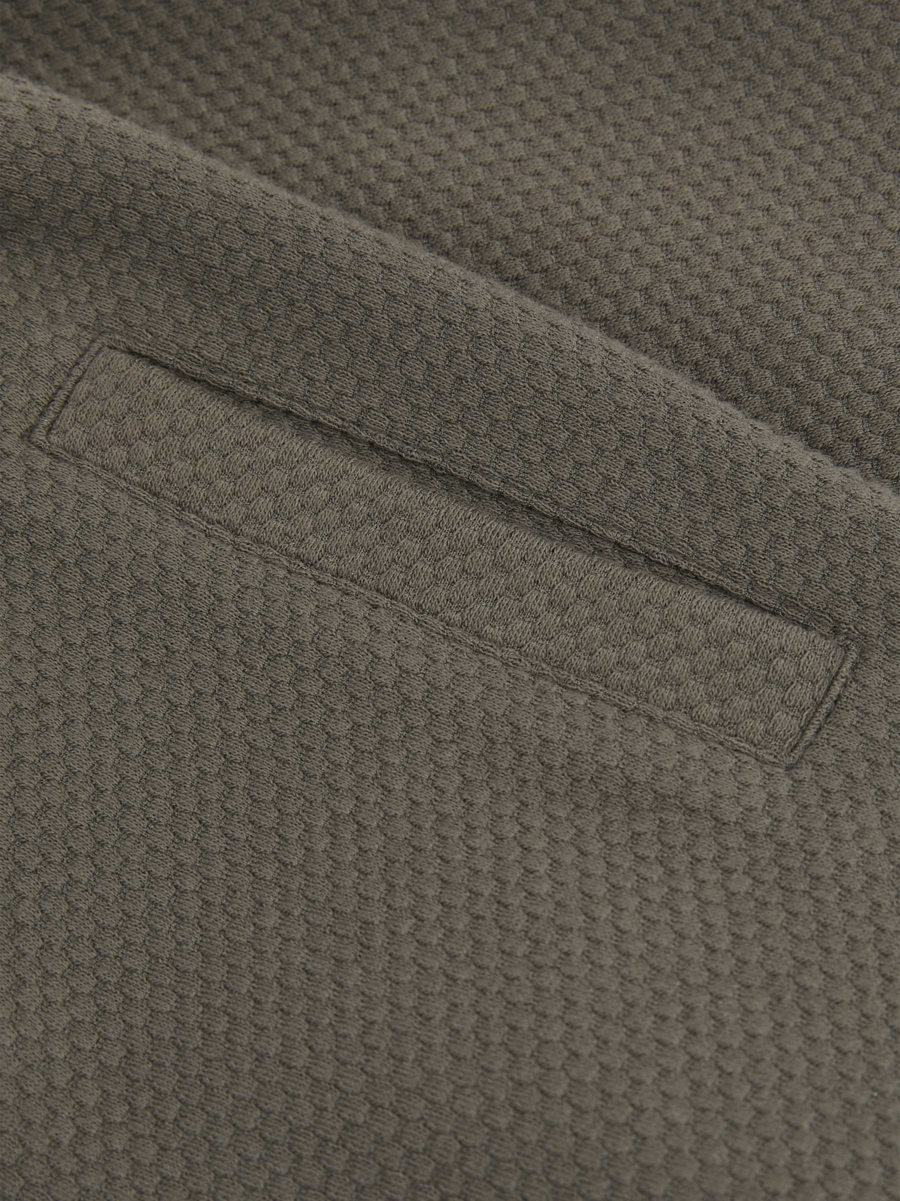 13-14 yrs Textured Drawstring Shorts in Green Smoke - Image 4 of 4