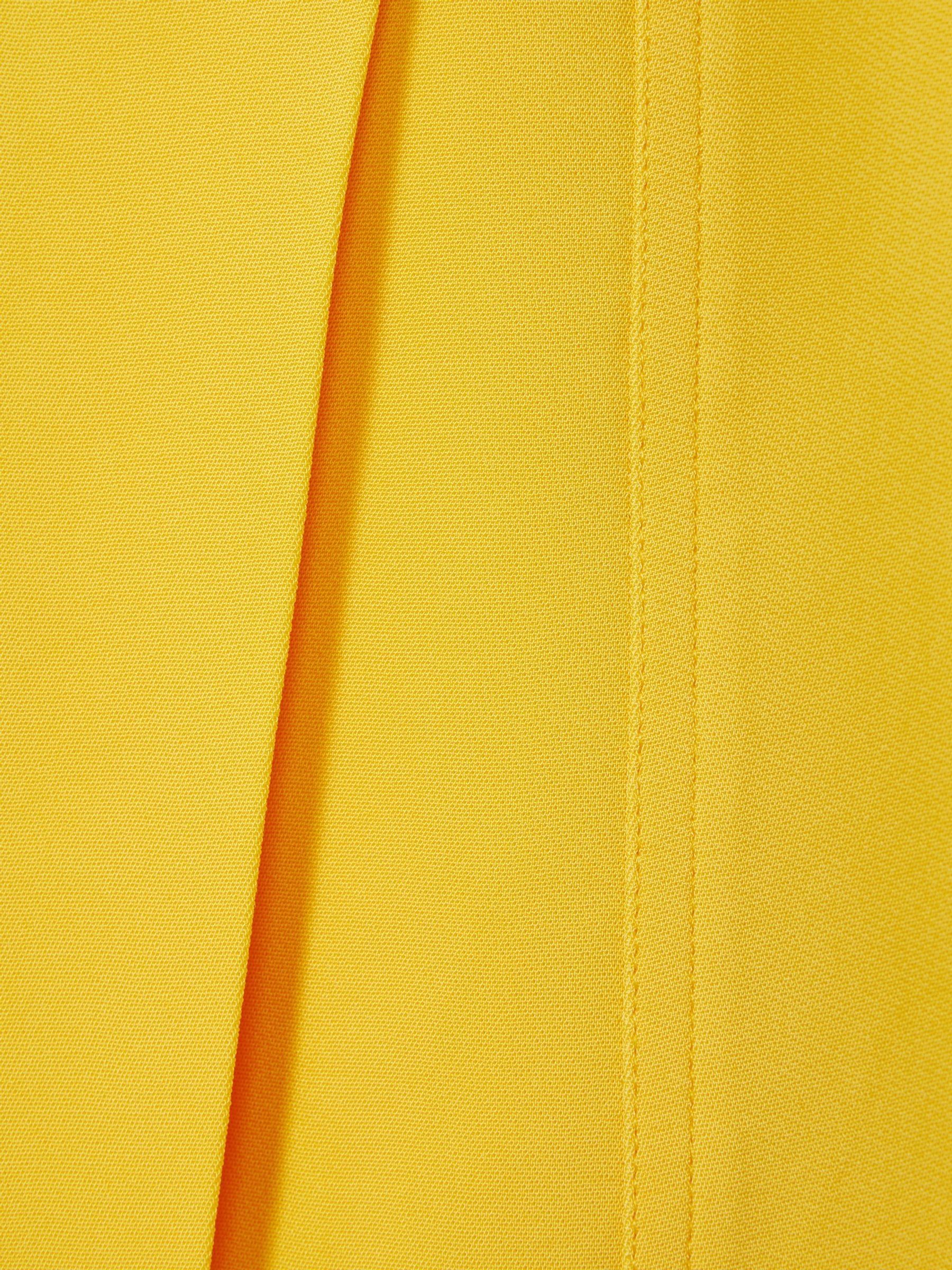 Cleo Yellow Cross-Over Mini Skirt - Image 6 of 6