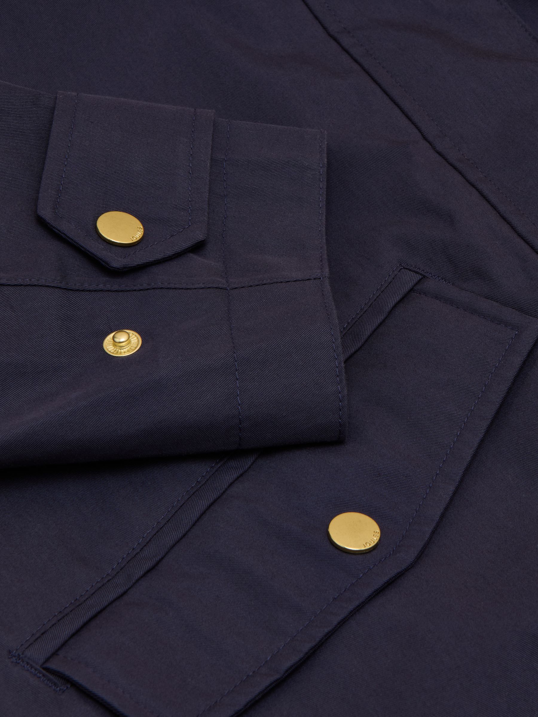 Waterproof Navy Raincoat with Hood - Image 3 of 5
