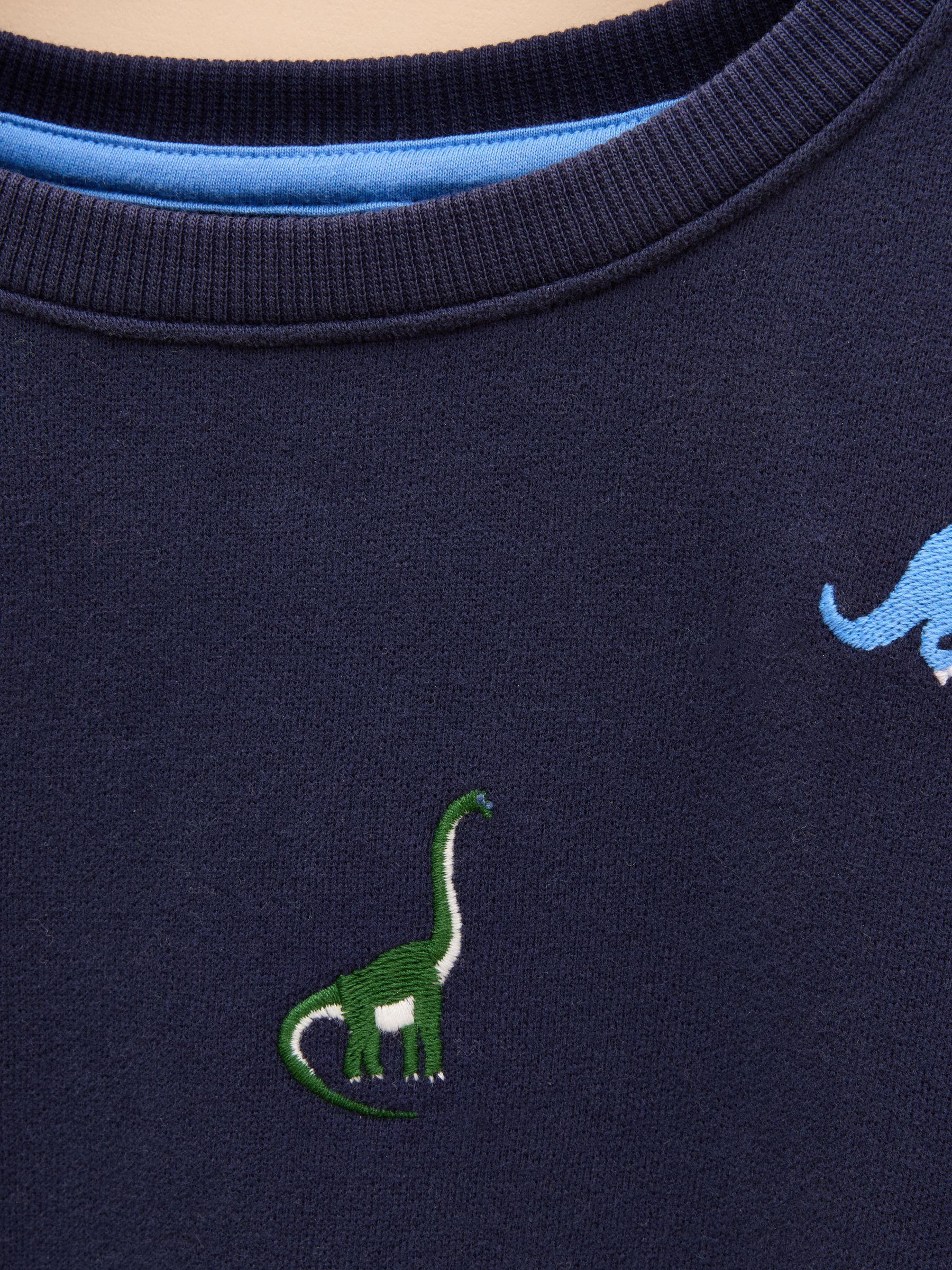 Crew Neck Navy Sweatshirt - Image 4 of 4