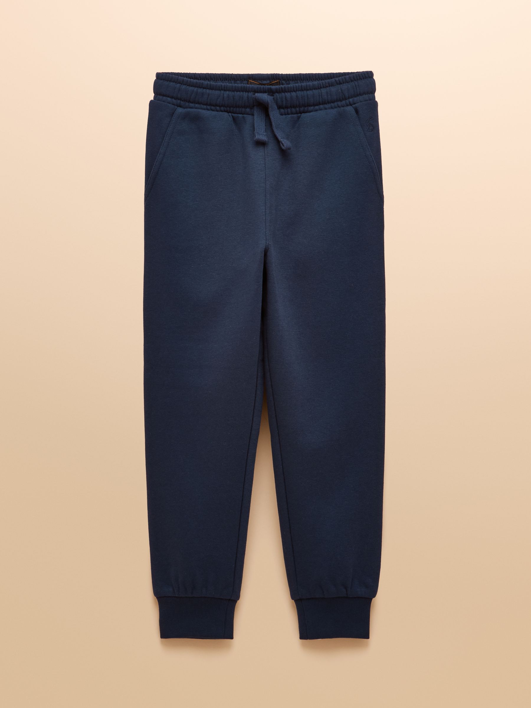 Navy Kids Cuffed Joggers with Elasticated Waistband - Image 1 of 5