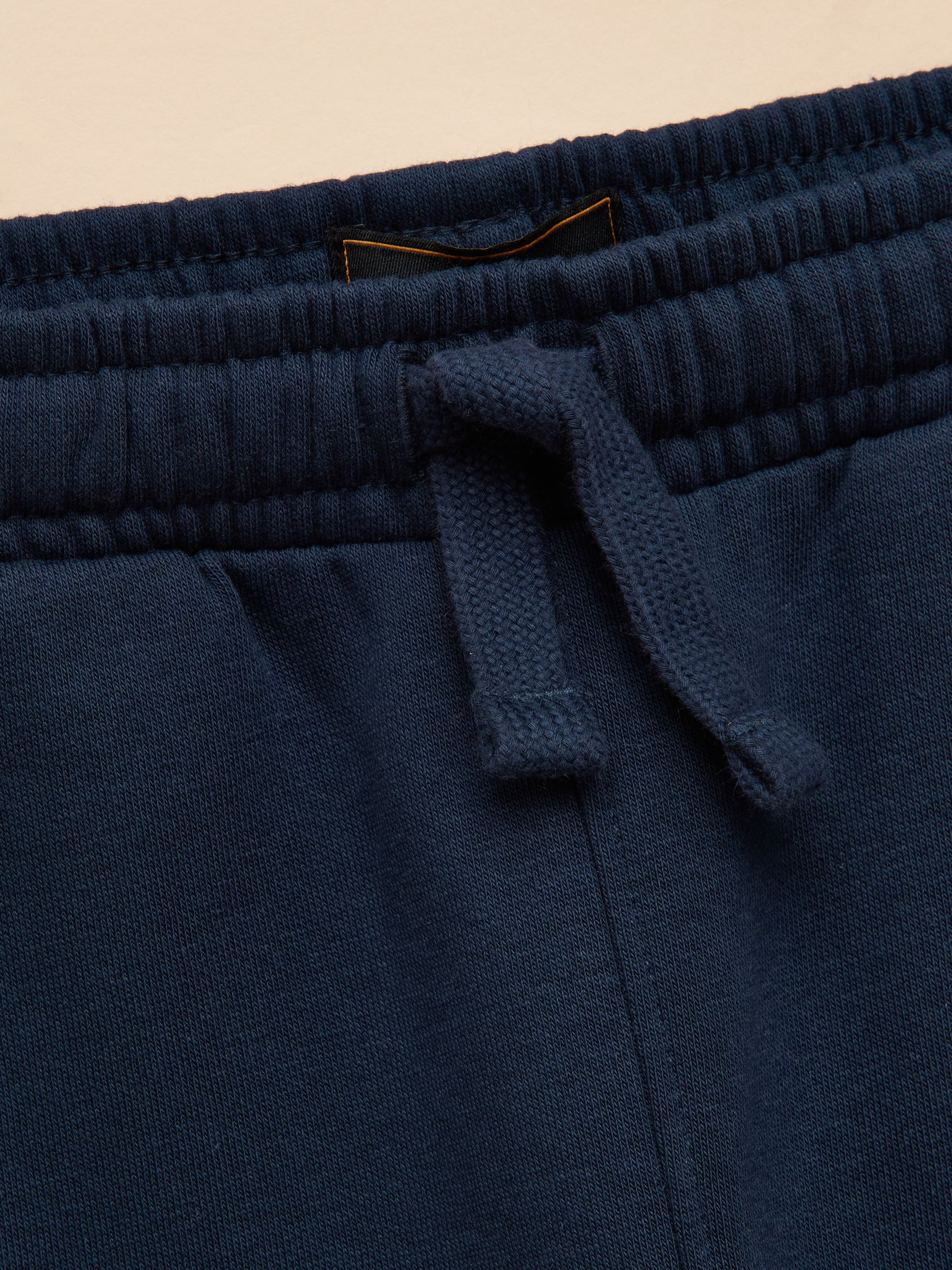 Navy Kids Cuffed Joggers with Elasticated Waistband - Image 3 of 5