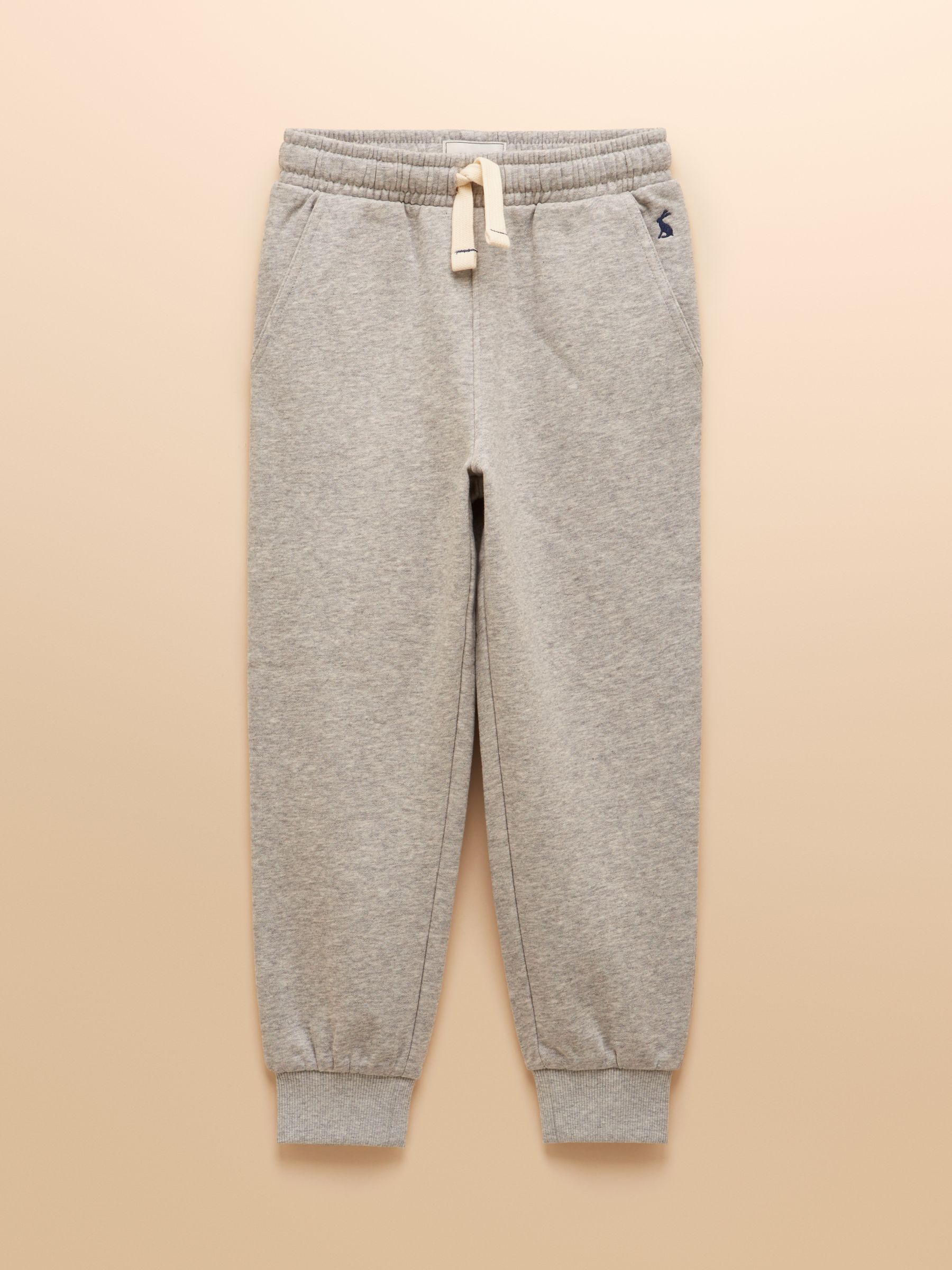 Grey Kids Cuffed Joggers with Elasticated Waistband - Image 1 of 5