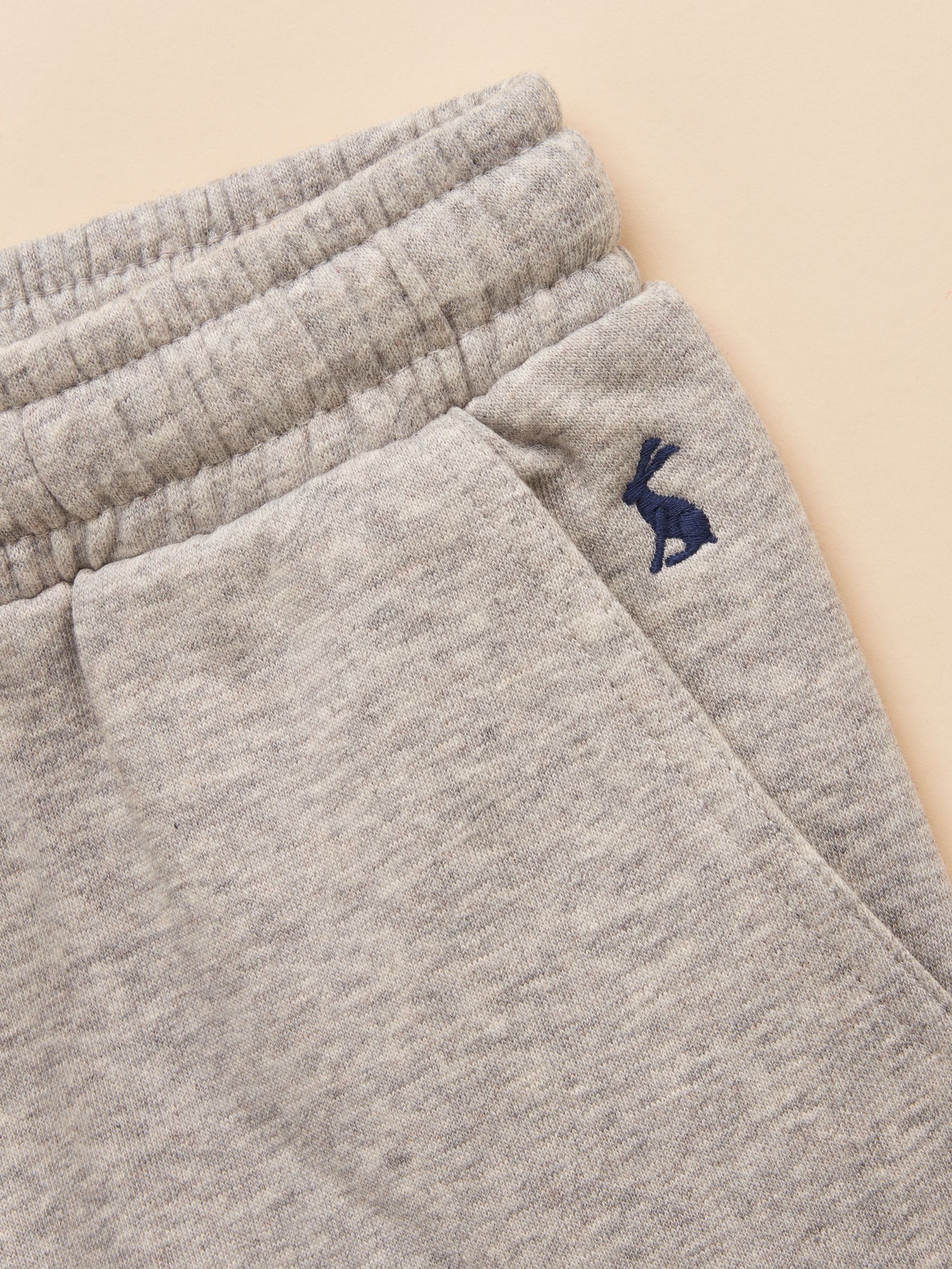 Grey Kids Cuffed Joggers with Elasticated Waistband - Image 3 of 5