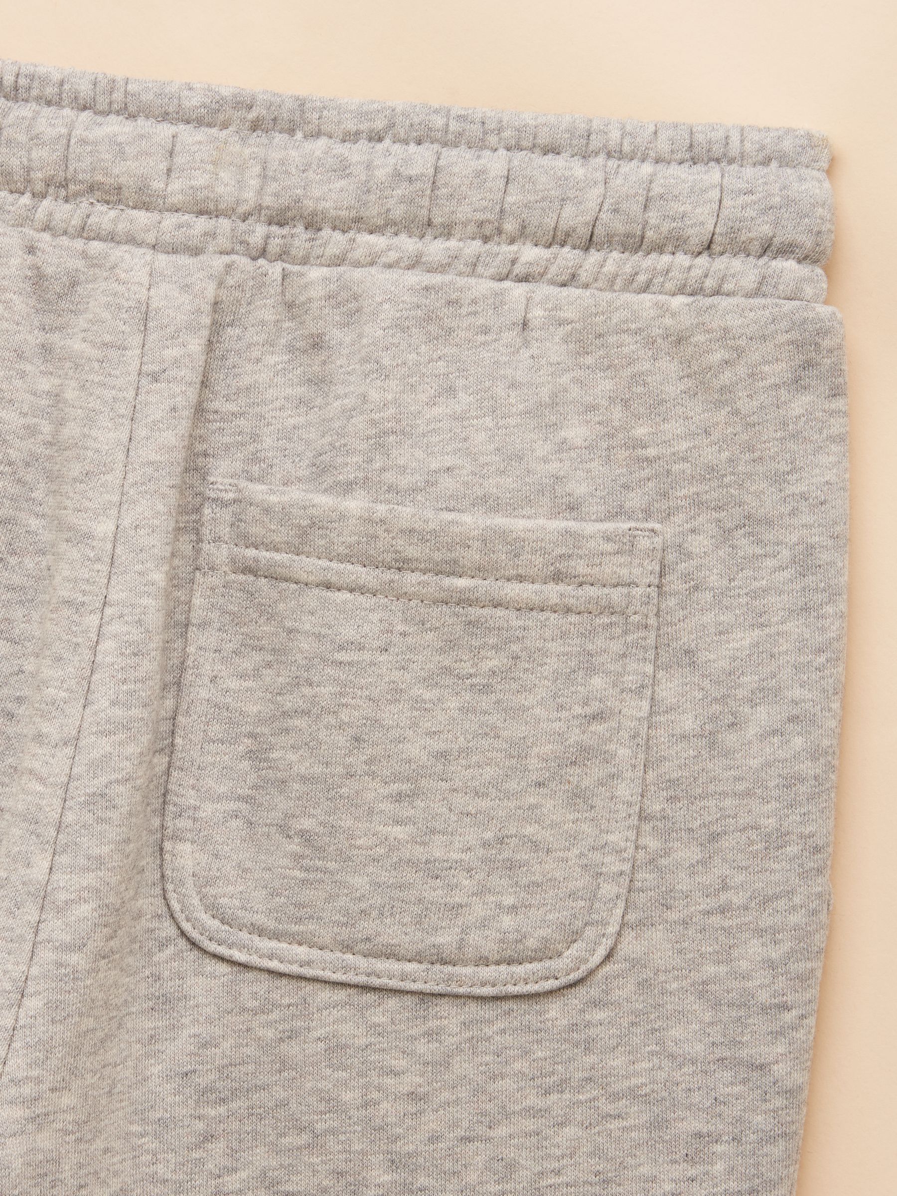 Grey Kids Cuffed Joggers with Elasticated Waistband - Image 5 of 5
