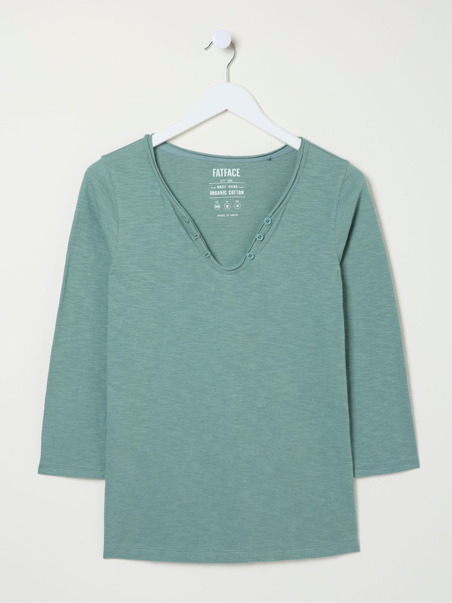 Blue Organic Cotton Porter T-Shirt - Image 5 of 5