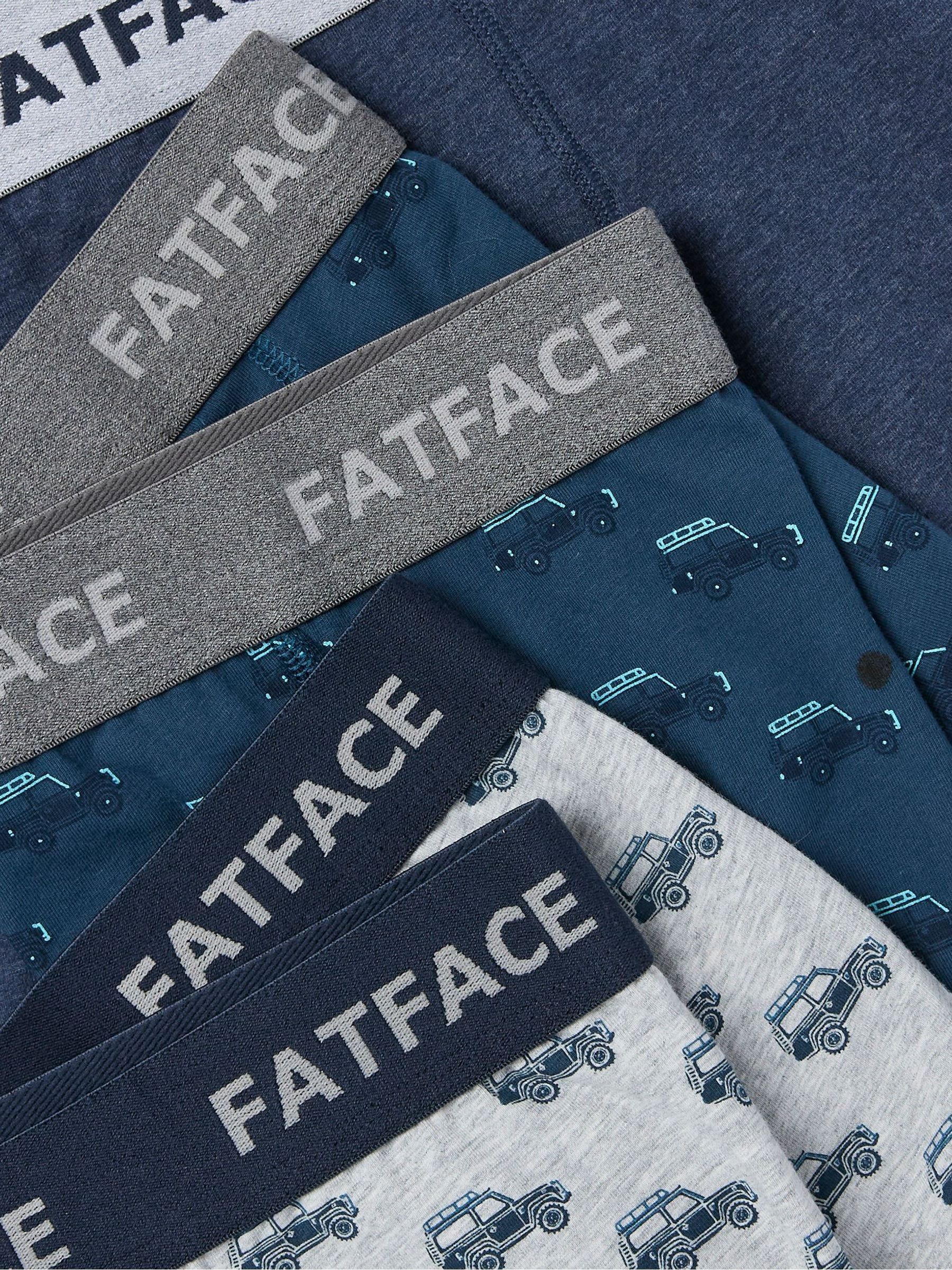 Blue Off Roader Cotton Boxers 3 Pack - Image 2 of 2