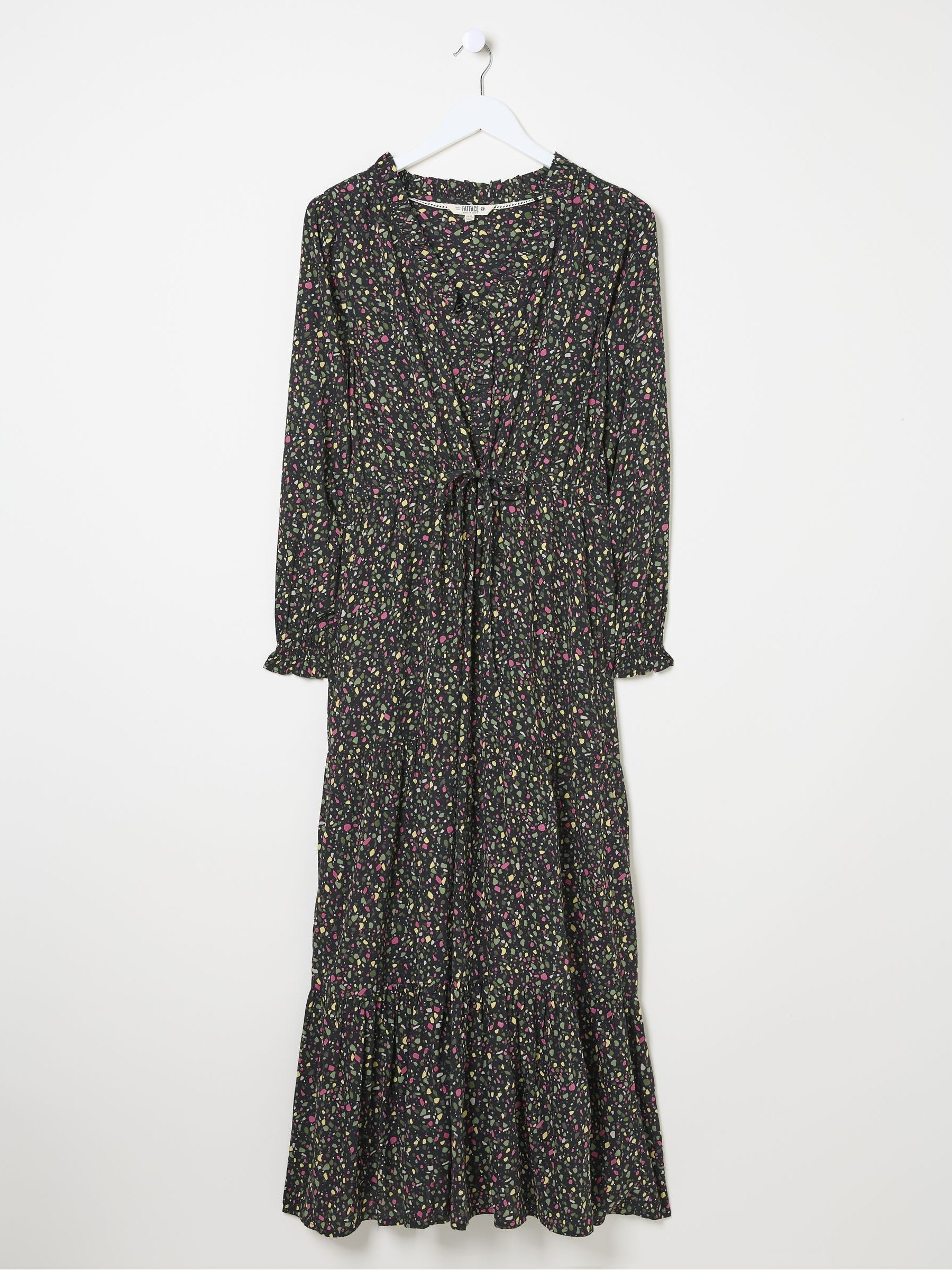 Dahlia Black Ditsy Maxi Dress - Image 7 of 7