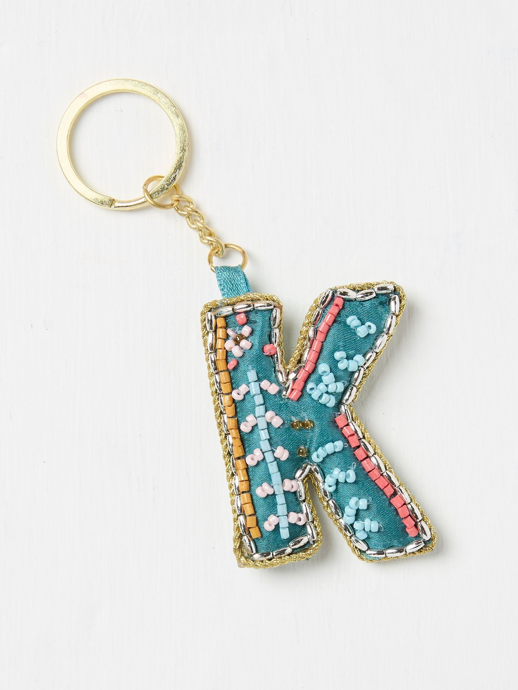 Multicolour Alphabet Keyring - Image 2 of 2
