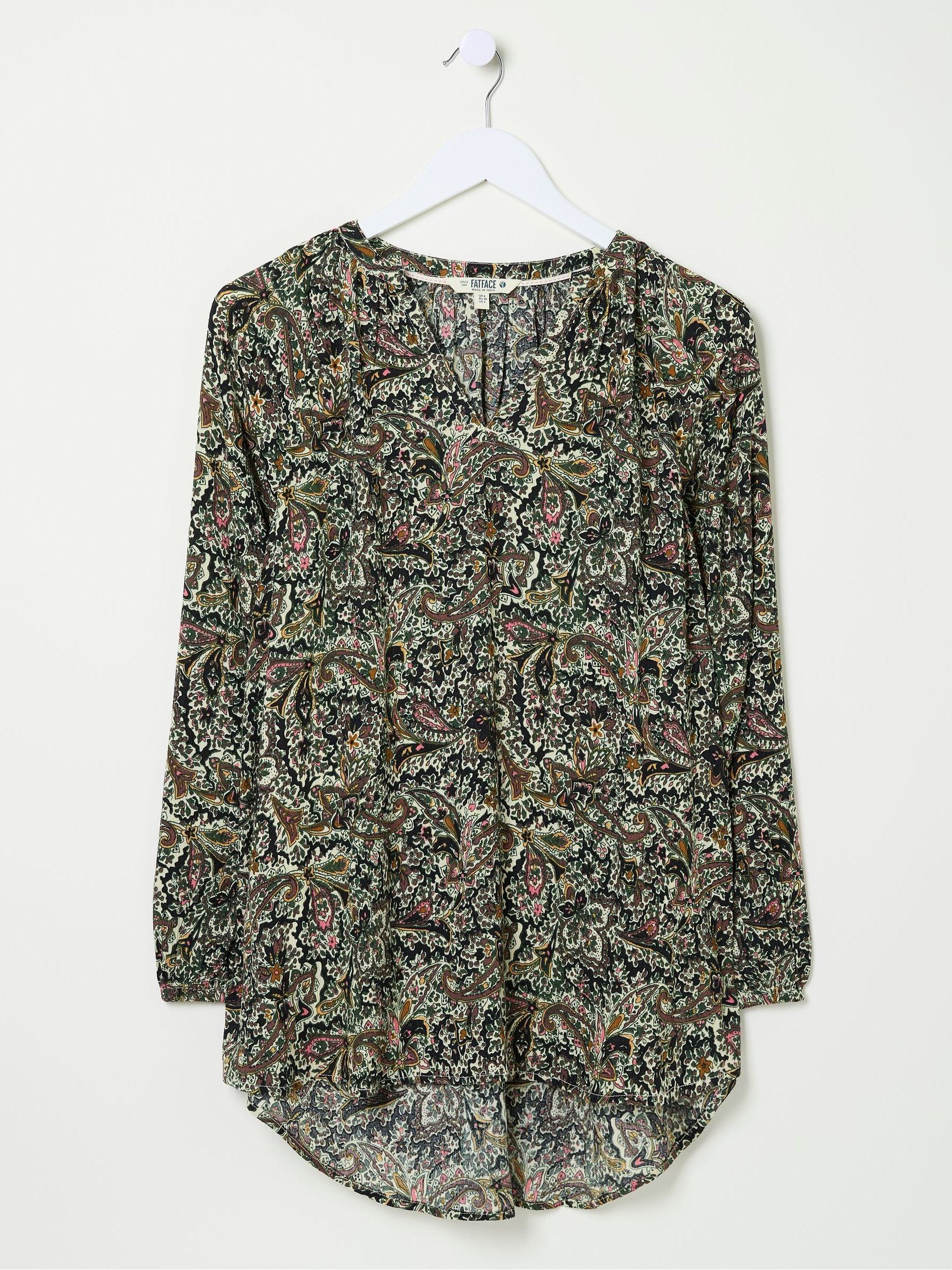 Faye Ivory Wild Paisley Tunic - Image 5 of 5
