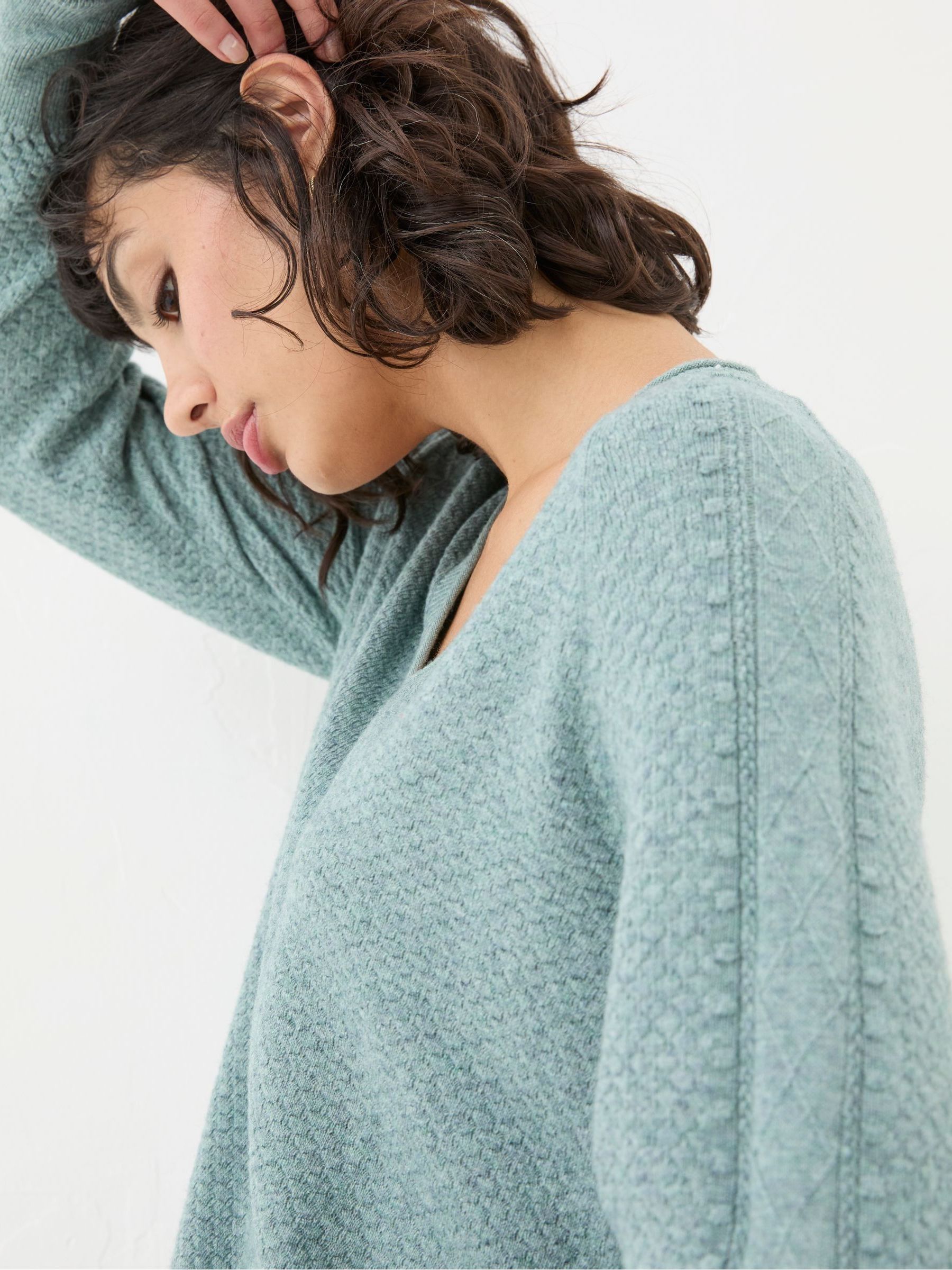 Arrabella Duck Egg Blue Jumper - Image 4 of 5