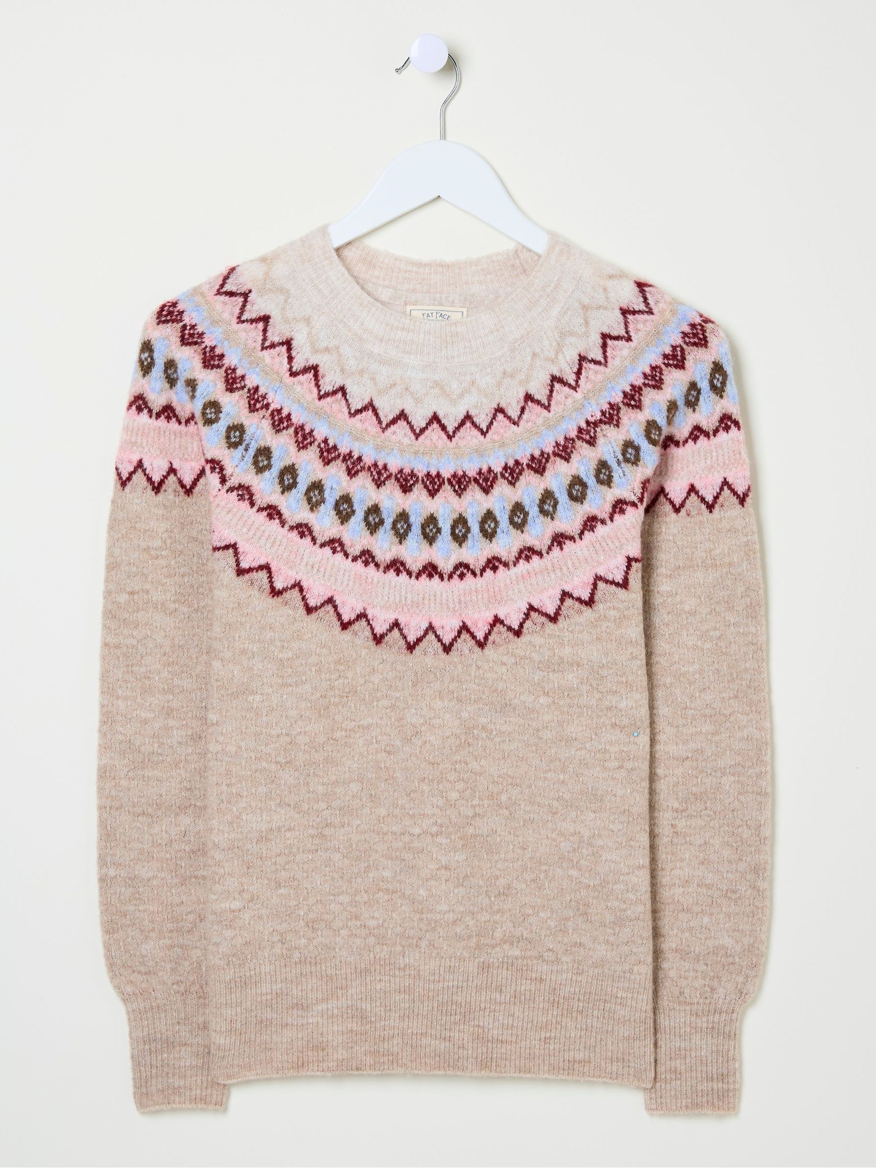 Wild Natural Fairisle Yoke Jumper - Image 6 of 6