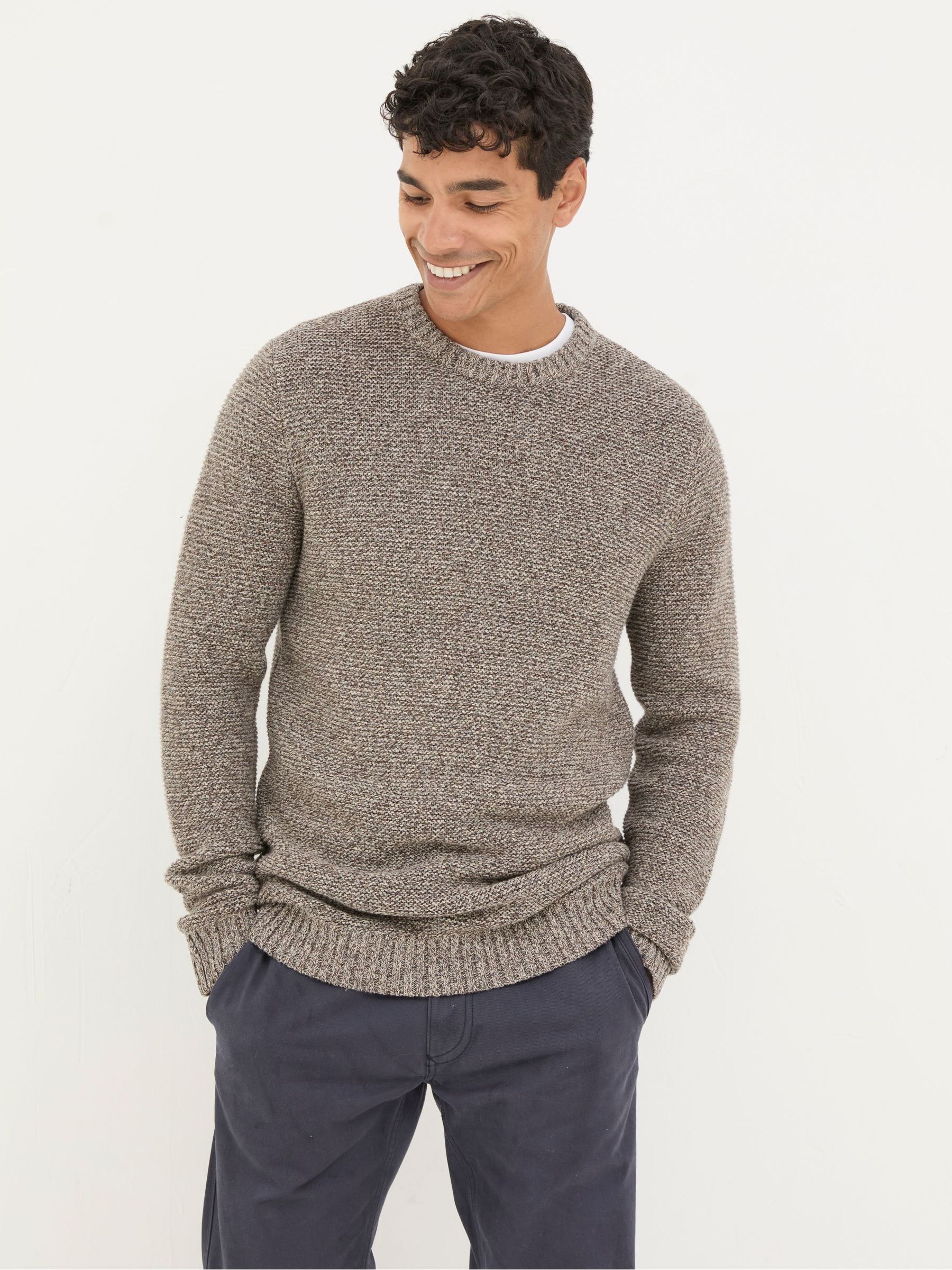 Hove Natural Crew Neck Jumper - Image 1 of 5
