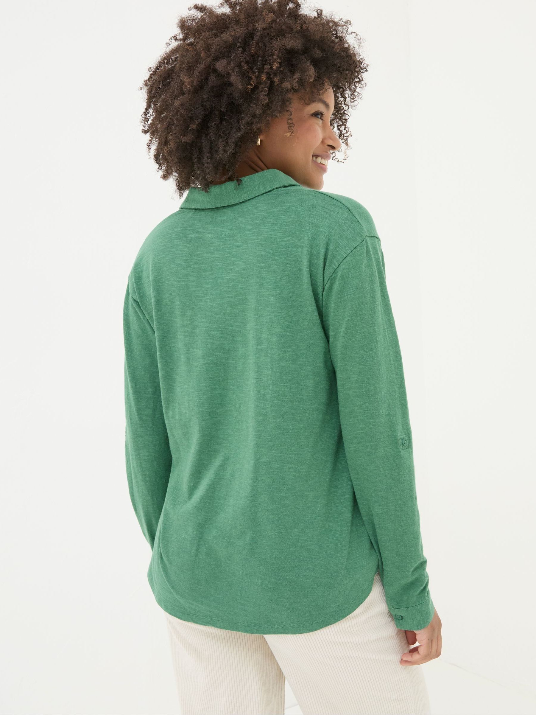 Paige Green Jersey Shirt - Image 2 of 6