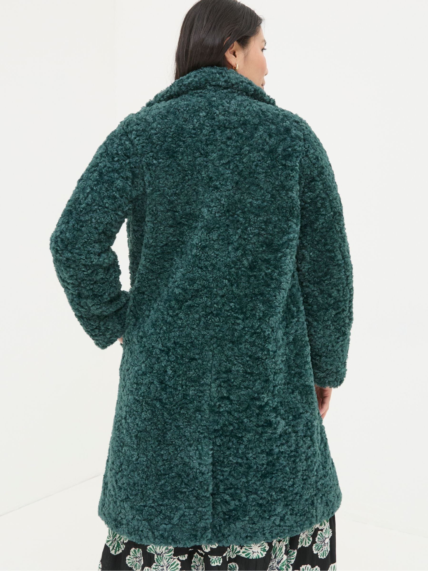 Catie Green Teddy Coat - Image 2 of 5