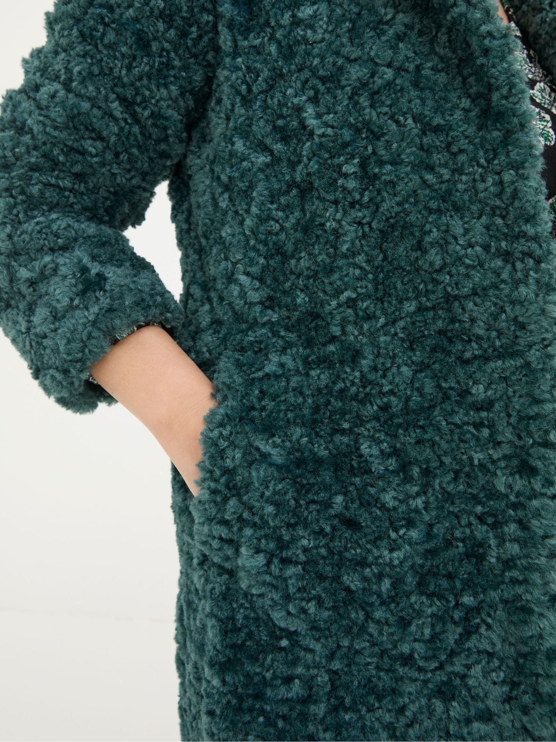 Catie Green Teddy Coat - Image 4 of 5