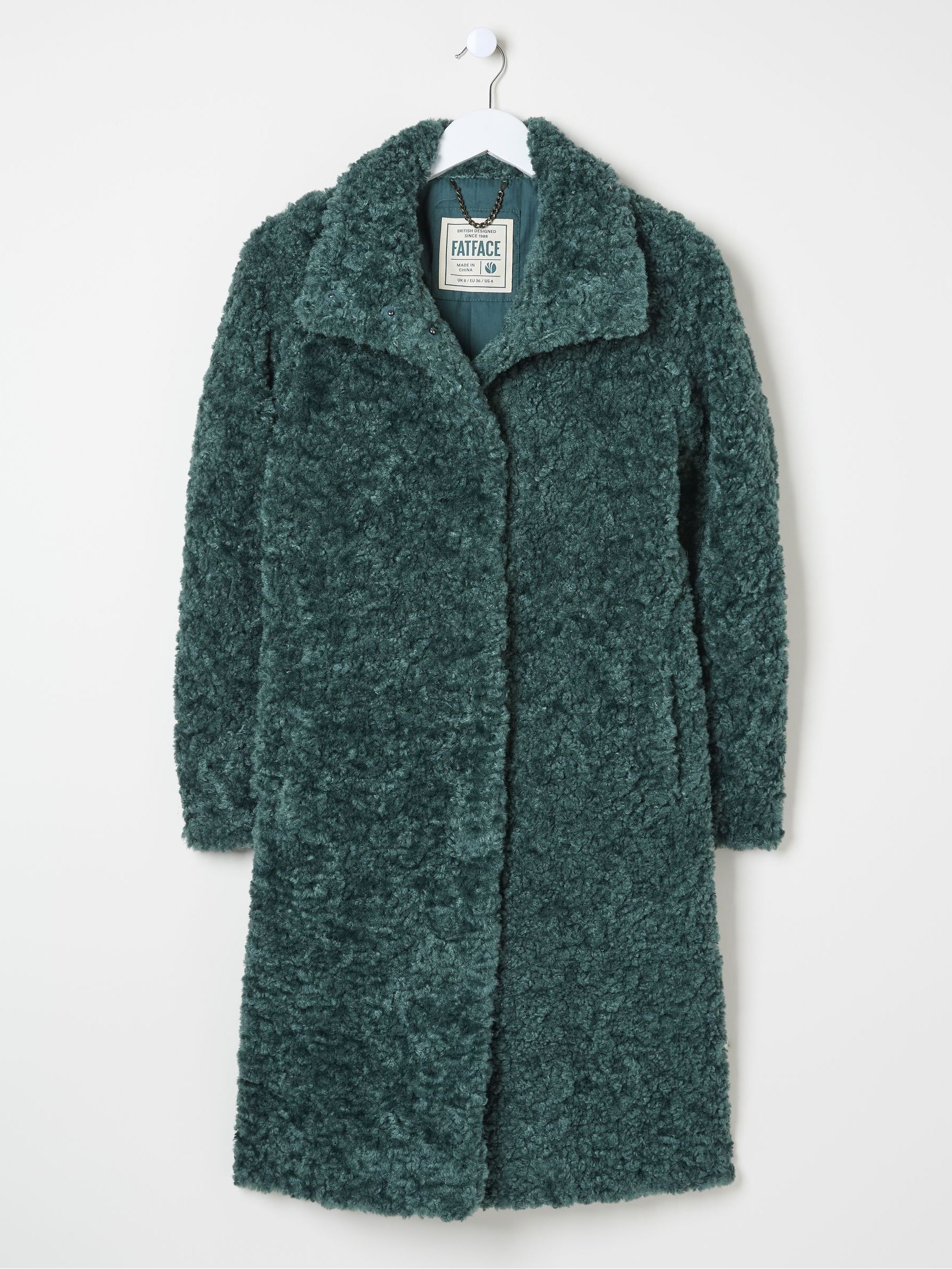 Catie Green Teddy Coat - Image 5 of 5