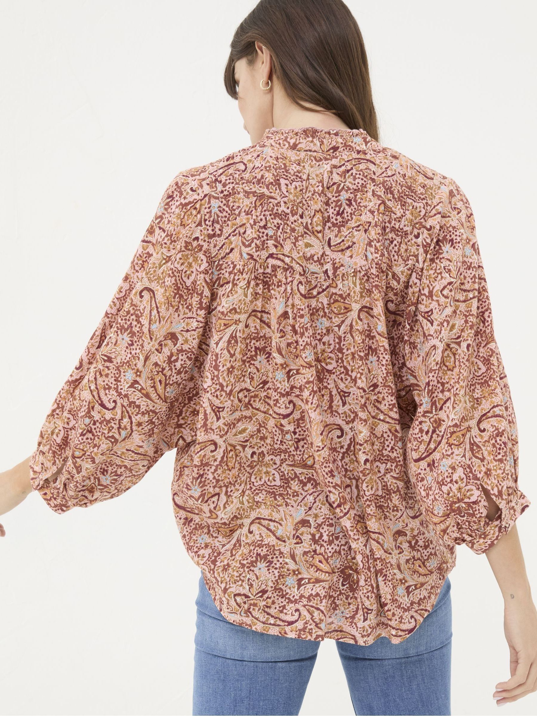 Evelyn Dusky Pink Wild Paisley Blouse - Image 2 of 6