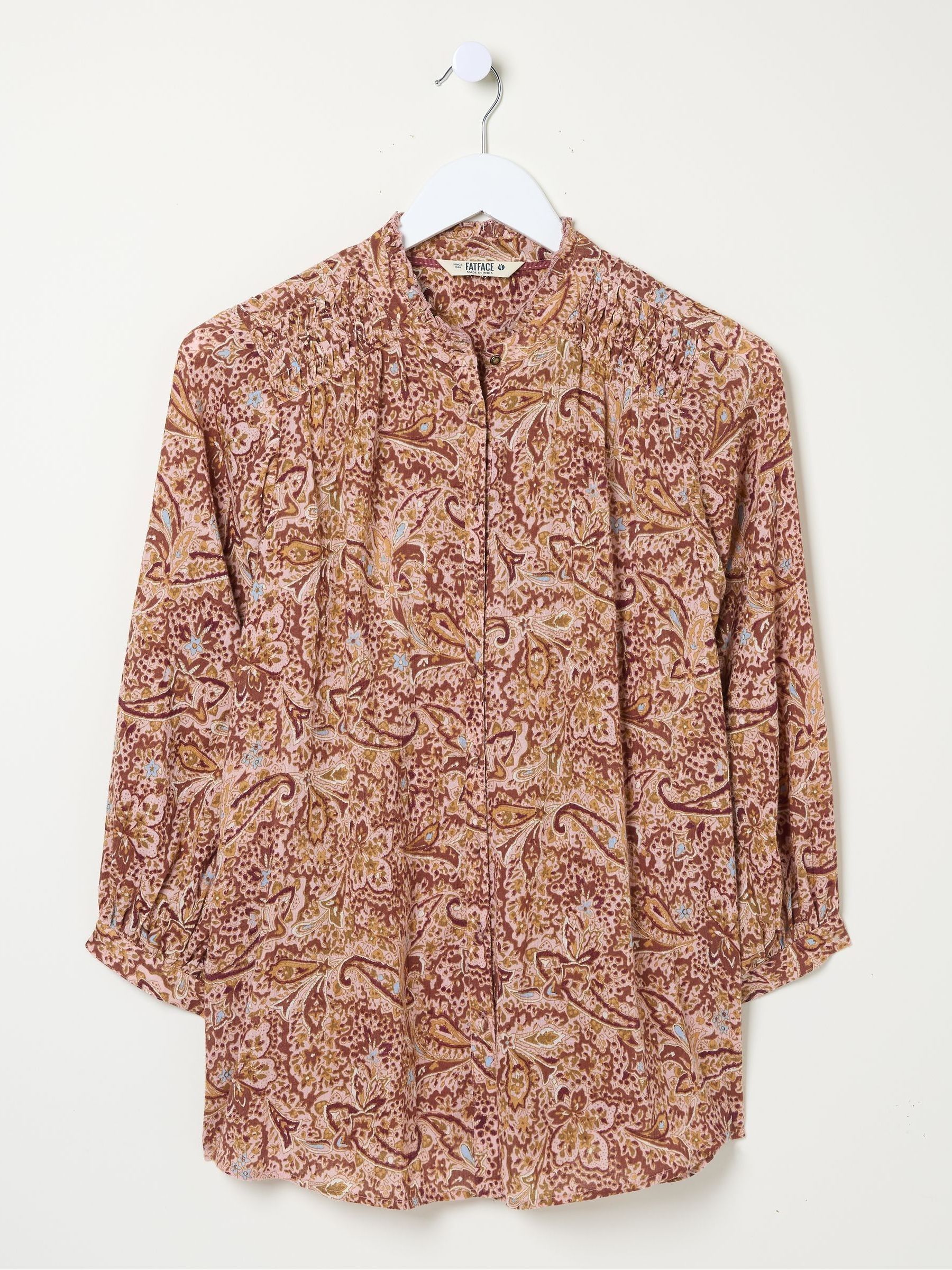 Evelyn Dusky Pink Wild Paisley Blouse - Image 6 of 6