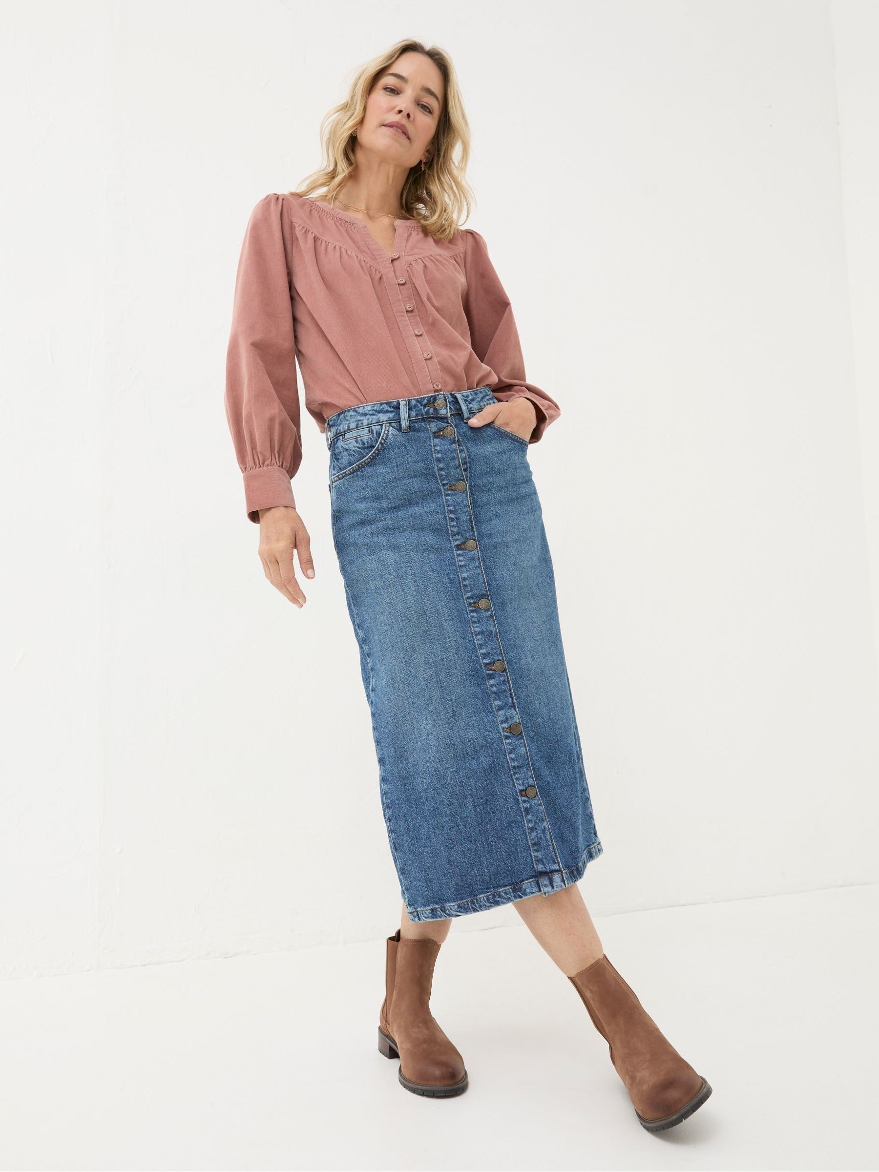 Mattie Pink Cord Blouse - Image 3 of 6