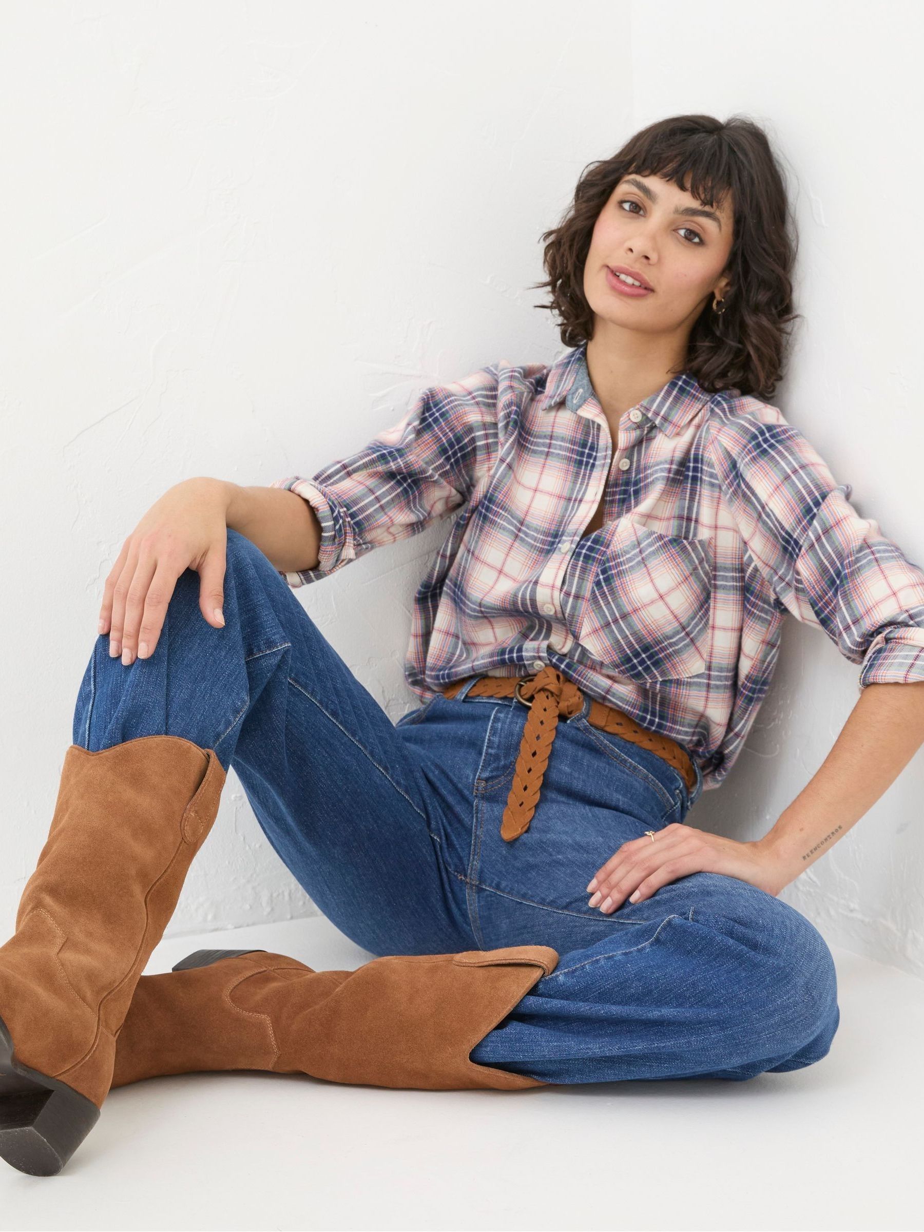 Bessie Cream Check Shirt - Image 4 of 6