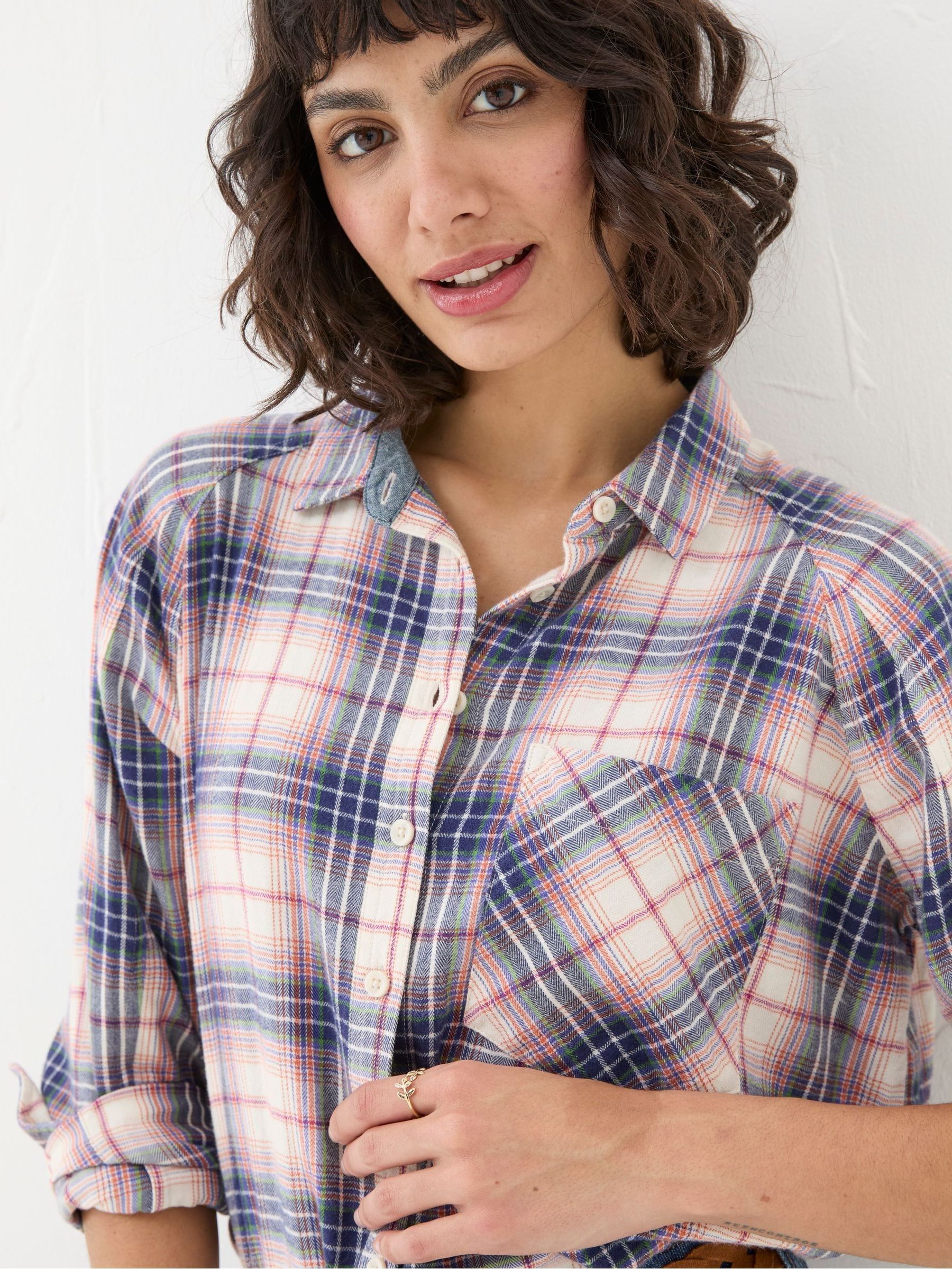 Bessie Cream Check Shirt - Image 5 of 6