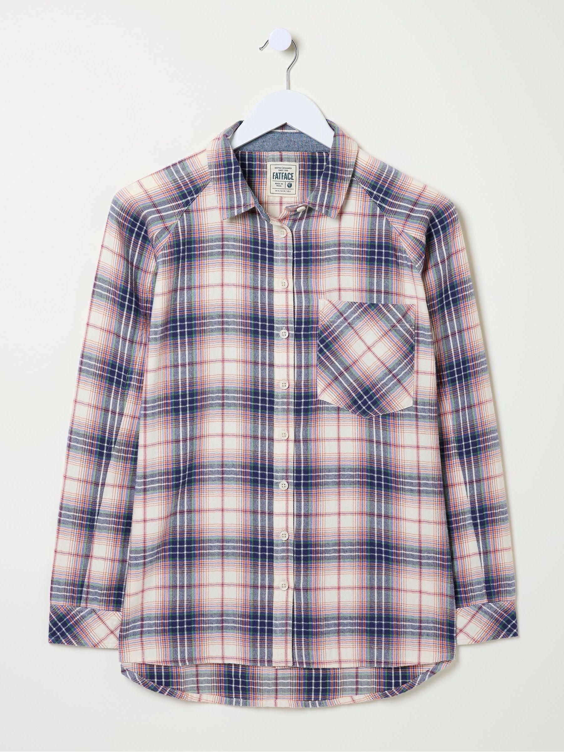Bessie Cream Check Shirt - Image 6 of 6