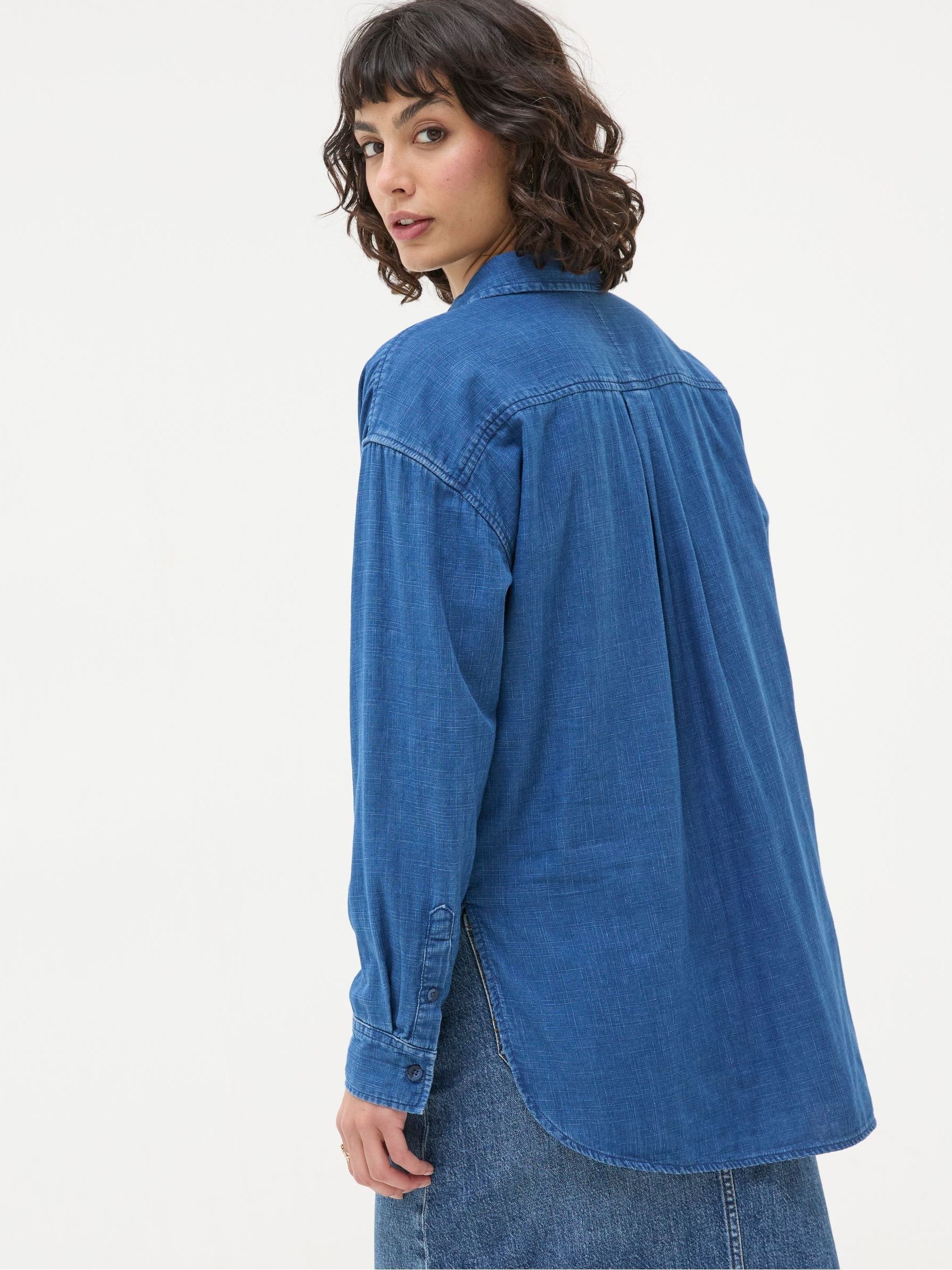 Carolin Blue Denim Shirt - Image 2 of 6