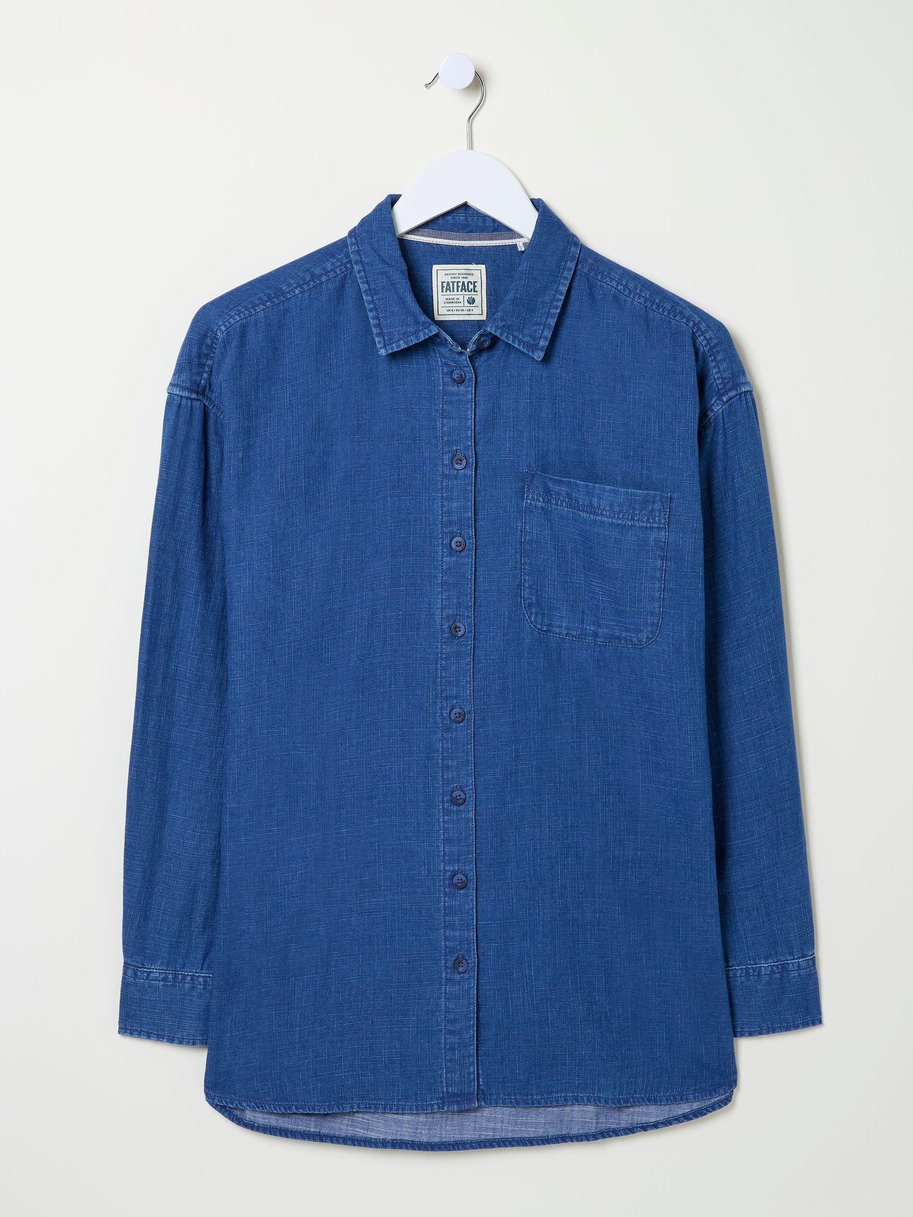 Carolin Blue Denim Shirt - Image 6 of 6