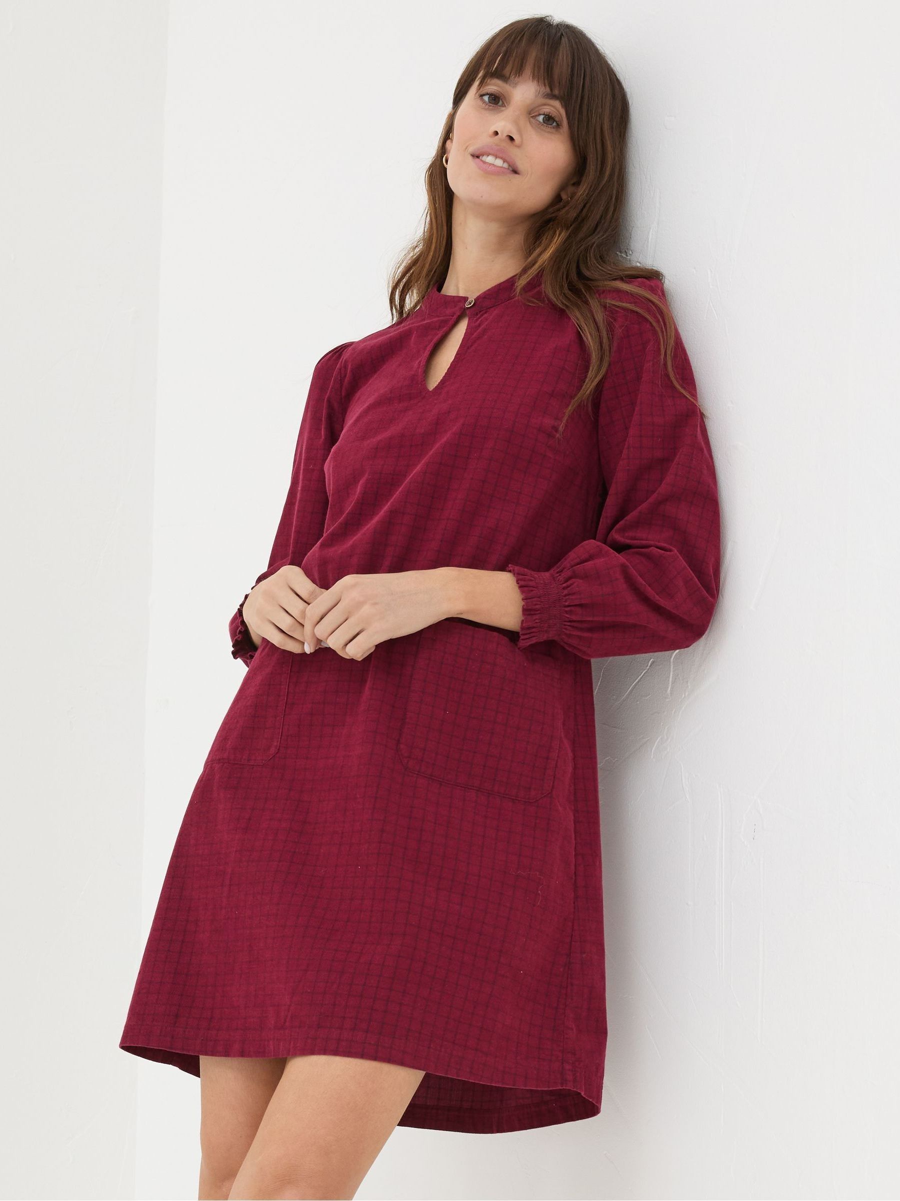 Check Cord Dress