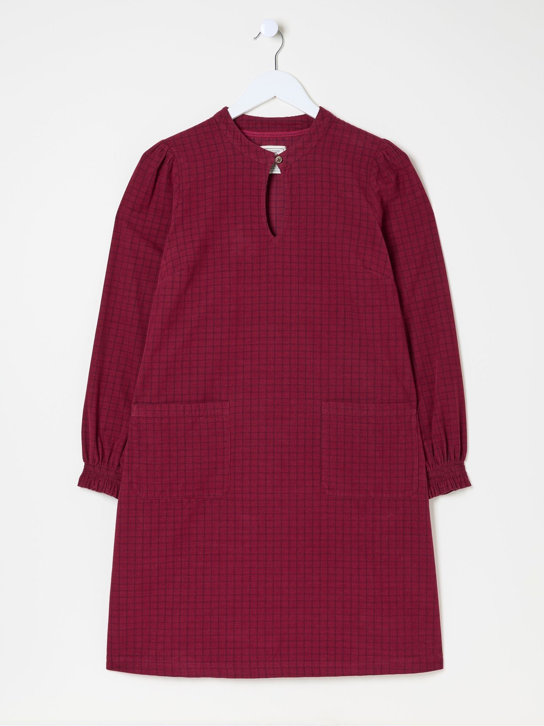 Fran Red Check Cord Dress - Image 5 of 5