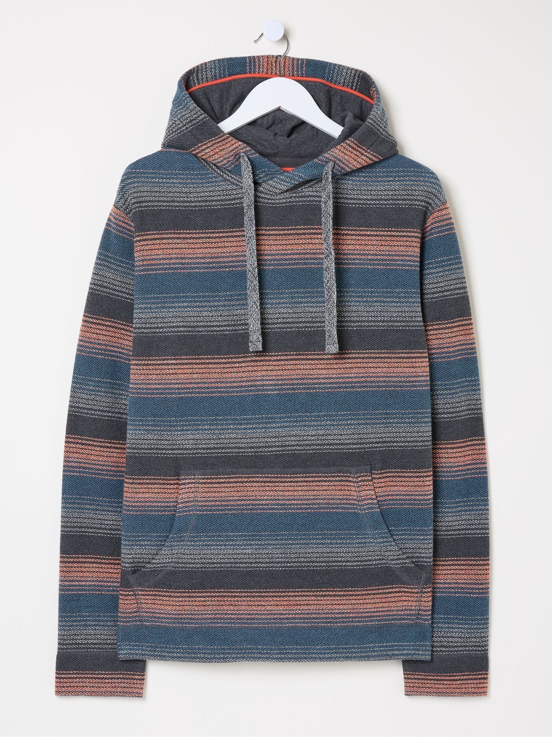 Black Trescowe Textured Hoodie - Image 2 of 2