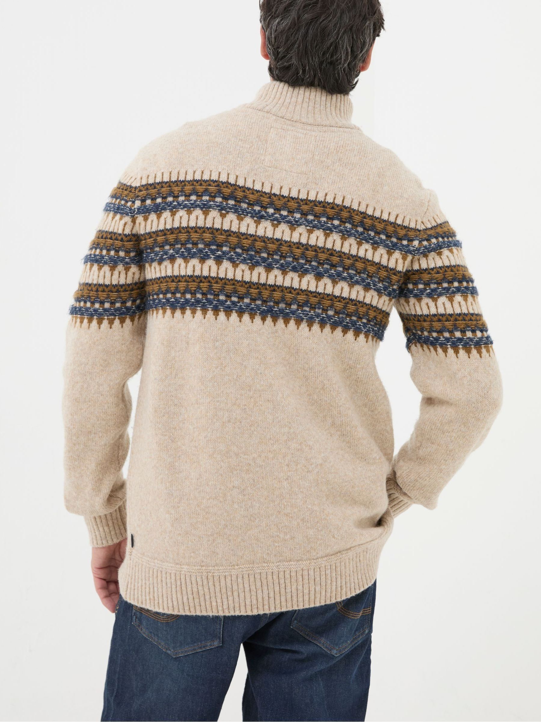 Ives Natural Half Neck Jumper - Image 2 of 6