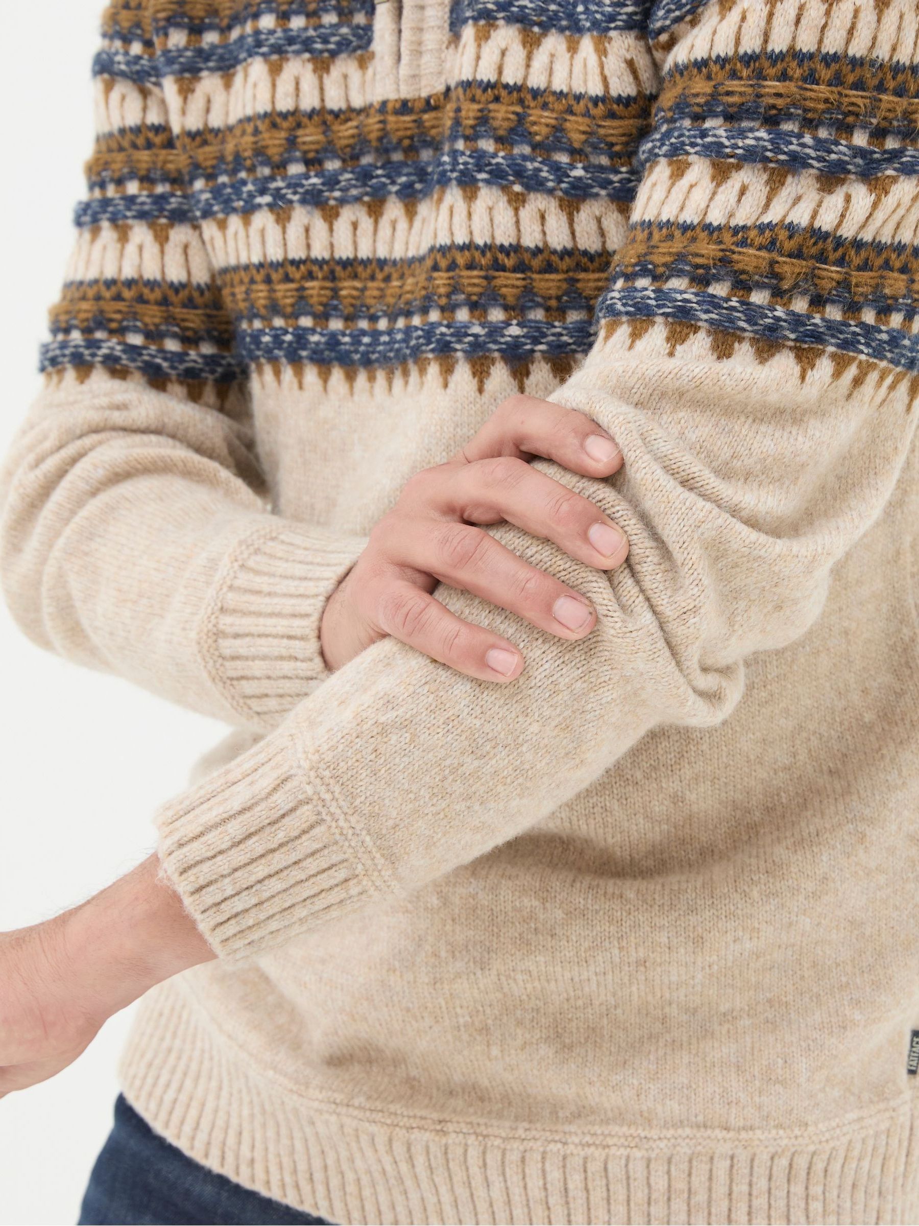 Ives Natural Half Neck Jumper - Image 5 of 6