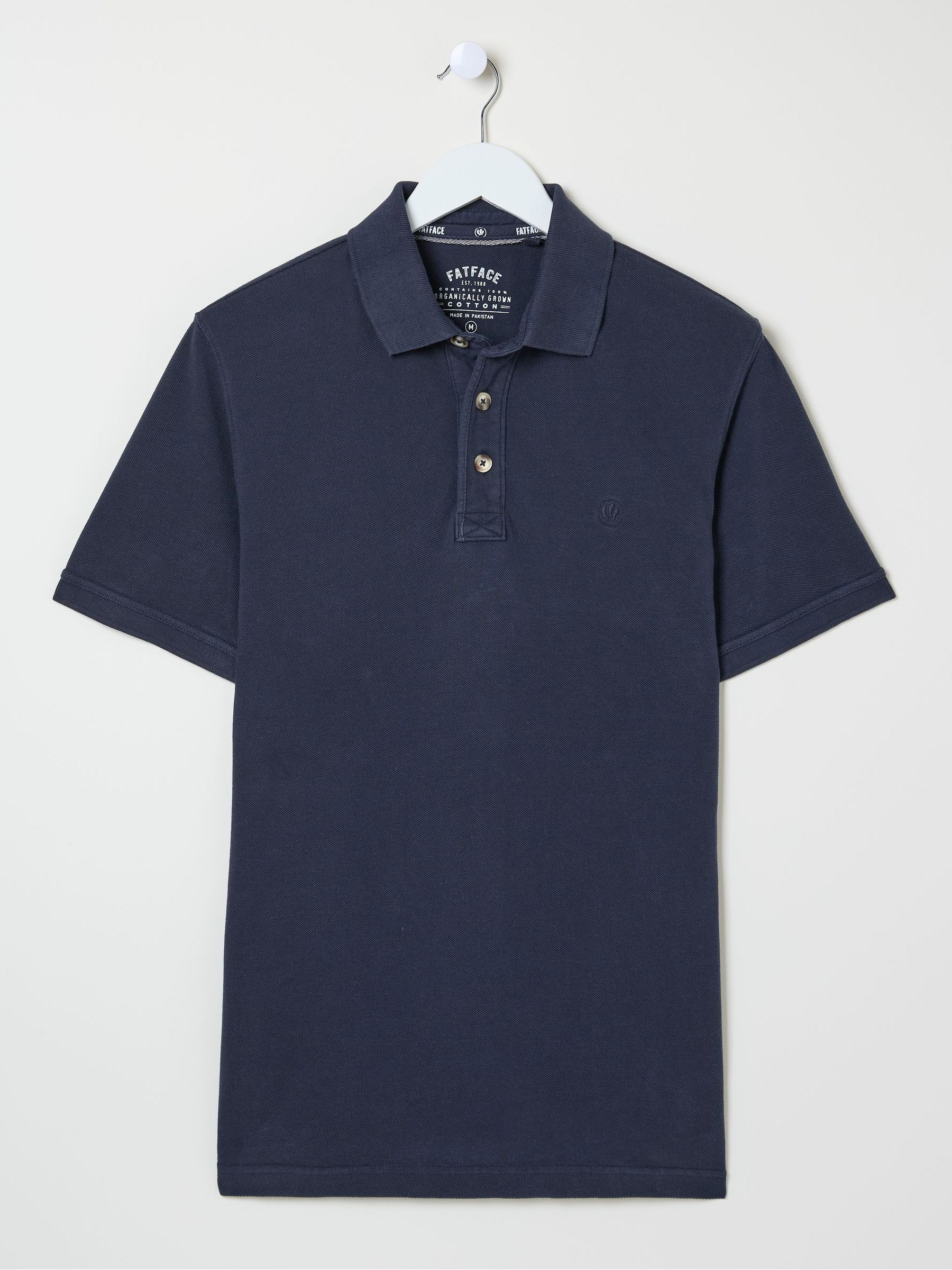Blue Pique Polo Shirt - Image 6 of 6