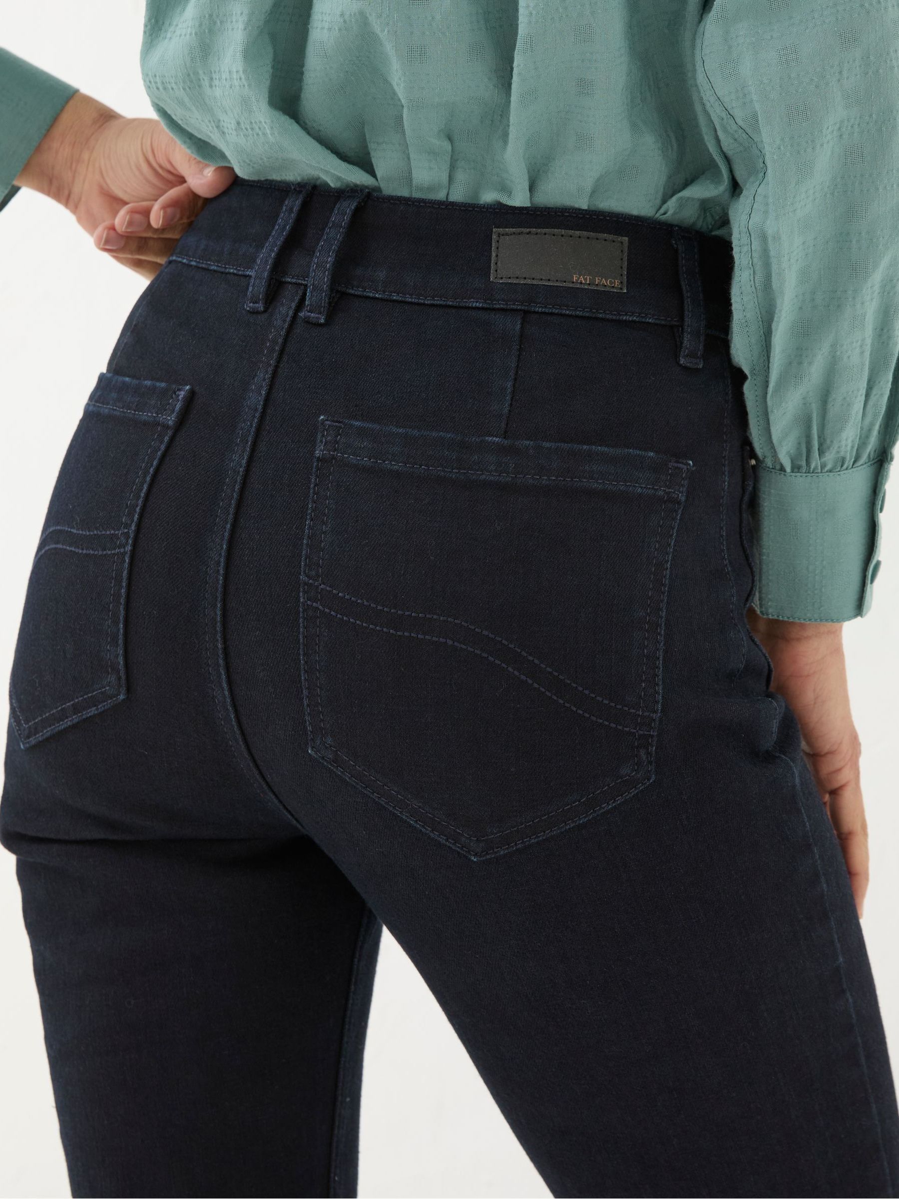 Fly Denim Dark Blue Flare Jeans - Image 5 of 6