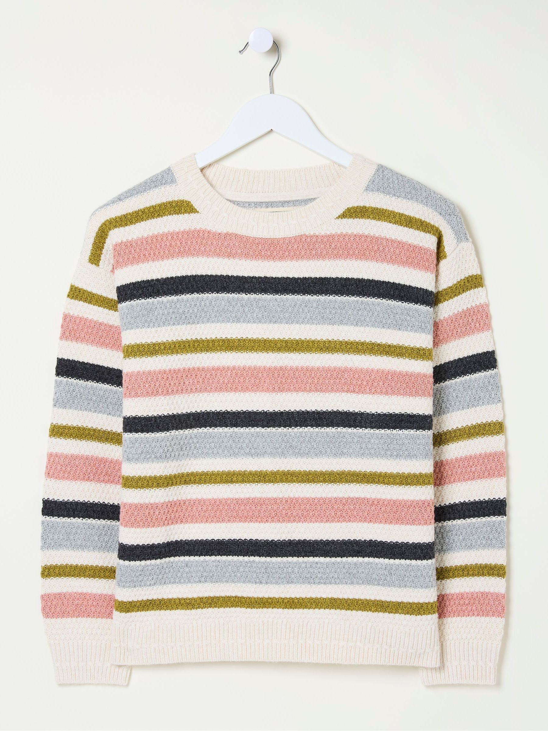 Ella Ivory Stripe Jumper - Image 6 of 6