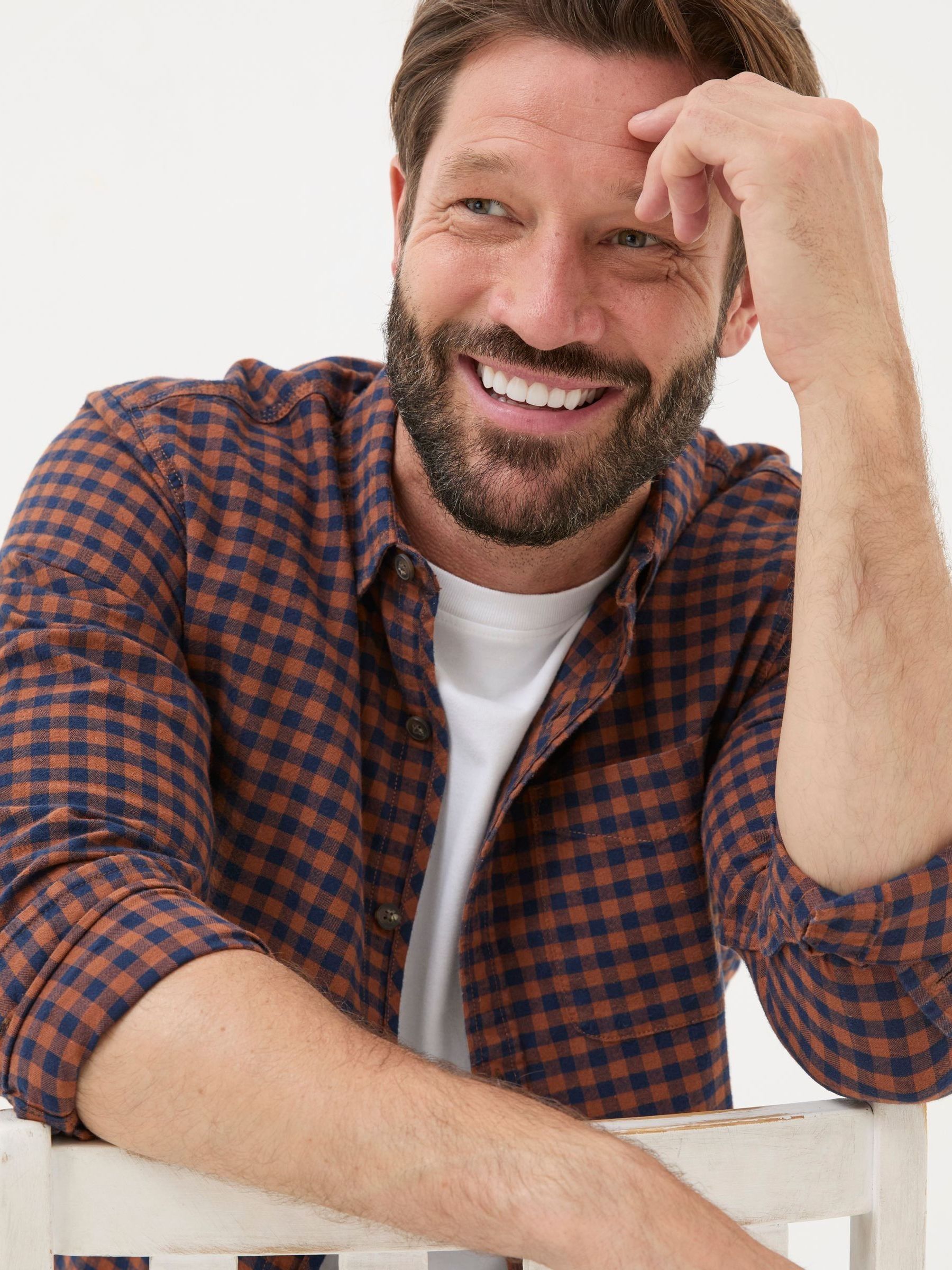 Brown Everly Gingham Shirt - Image 2 of 4