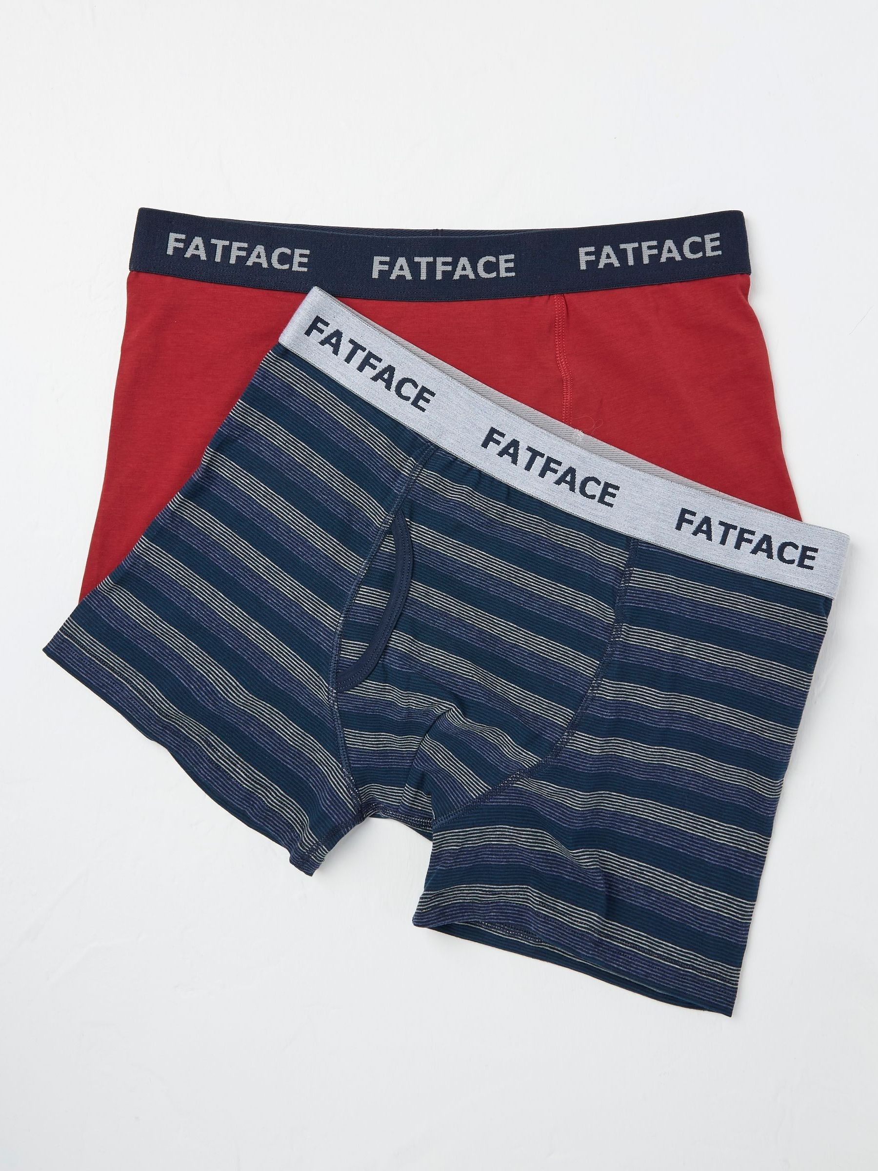 Red Osborne Stripe Boxers 2 Pack - Image 1 of 2