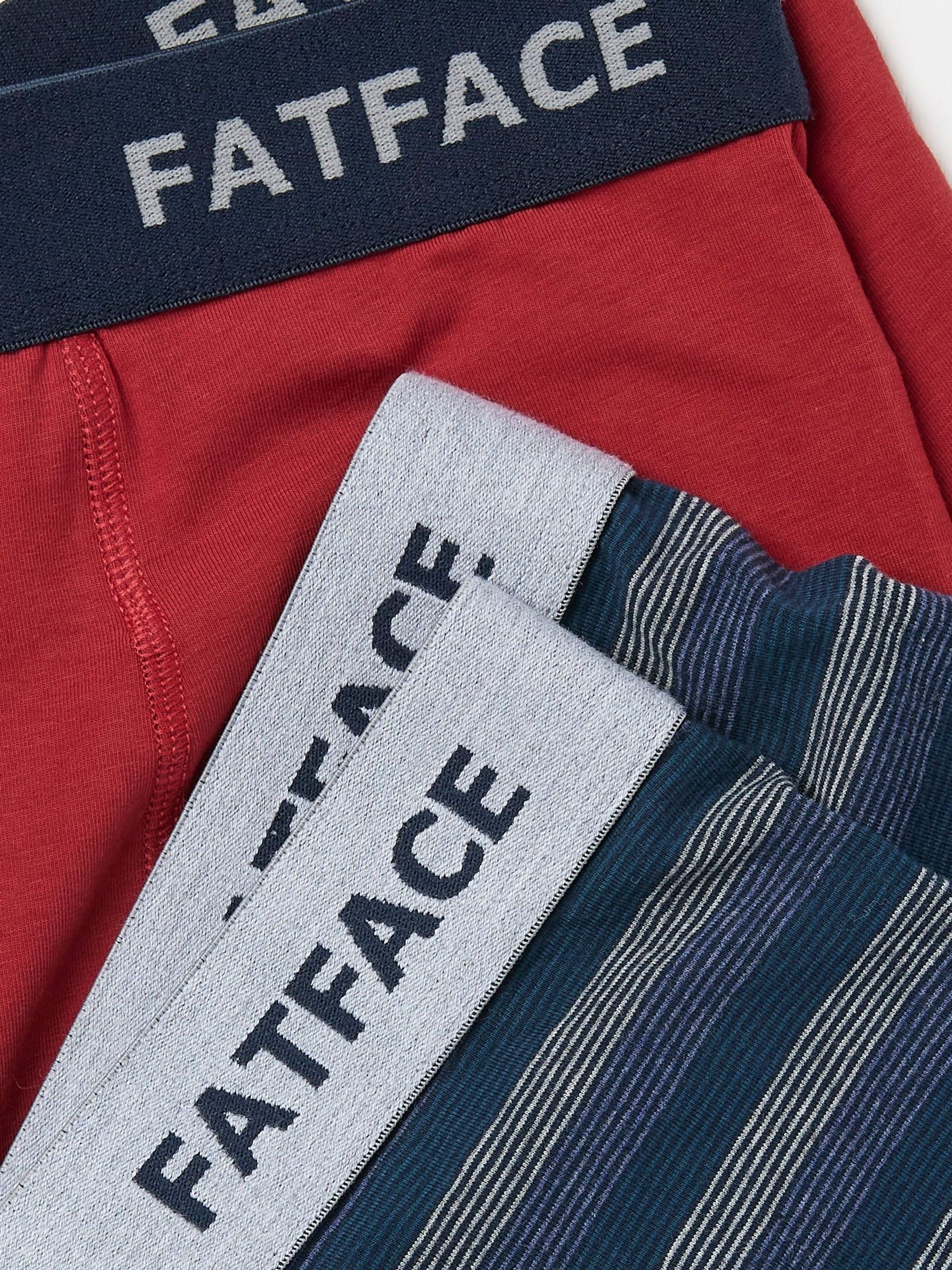 Red Osborne Stripe Boxers 2 Pack - Image 2 of 2 Red Osborne Stripe Boxers 2 Pack - Image 2 of 2