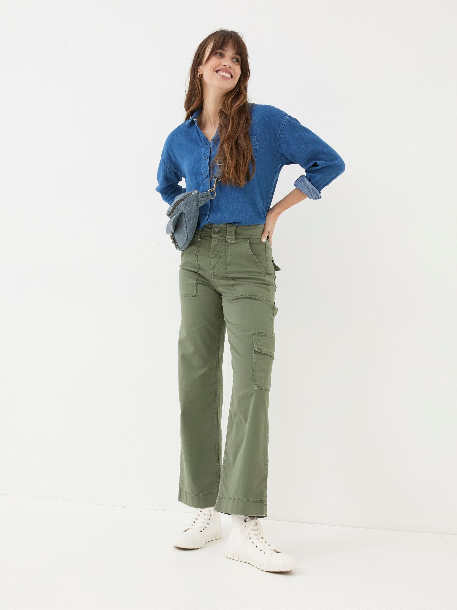 Leigh Green Carpenter Trousers - Image 3 of 6