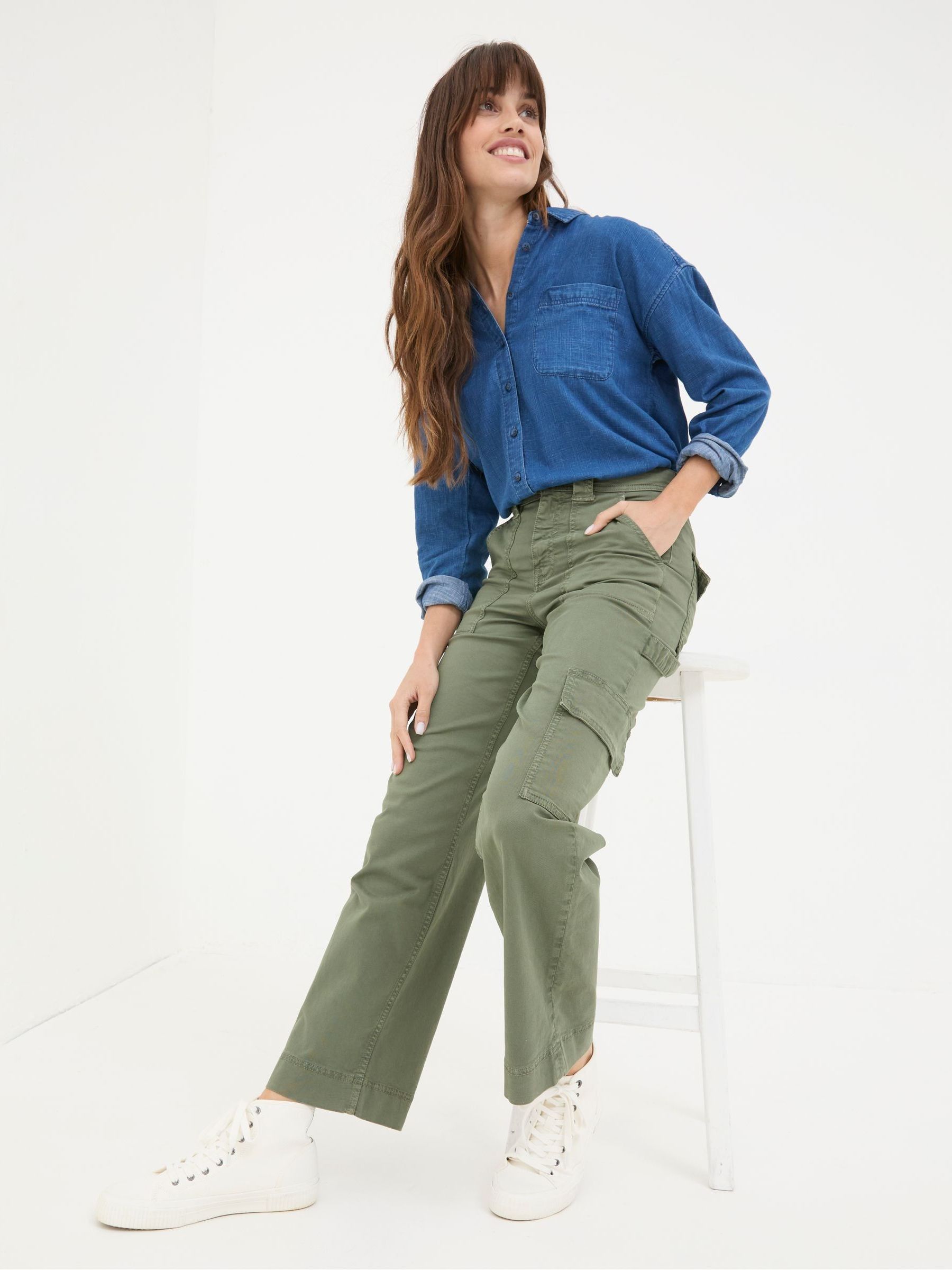 Leigh Green Carpenter Trousers - Image 4 of 6