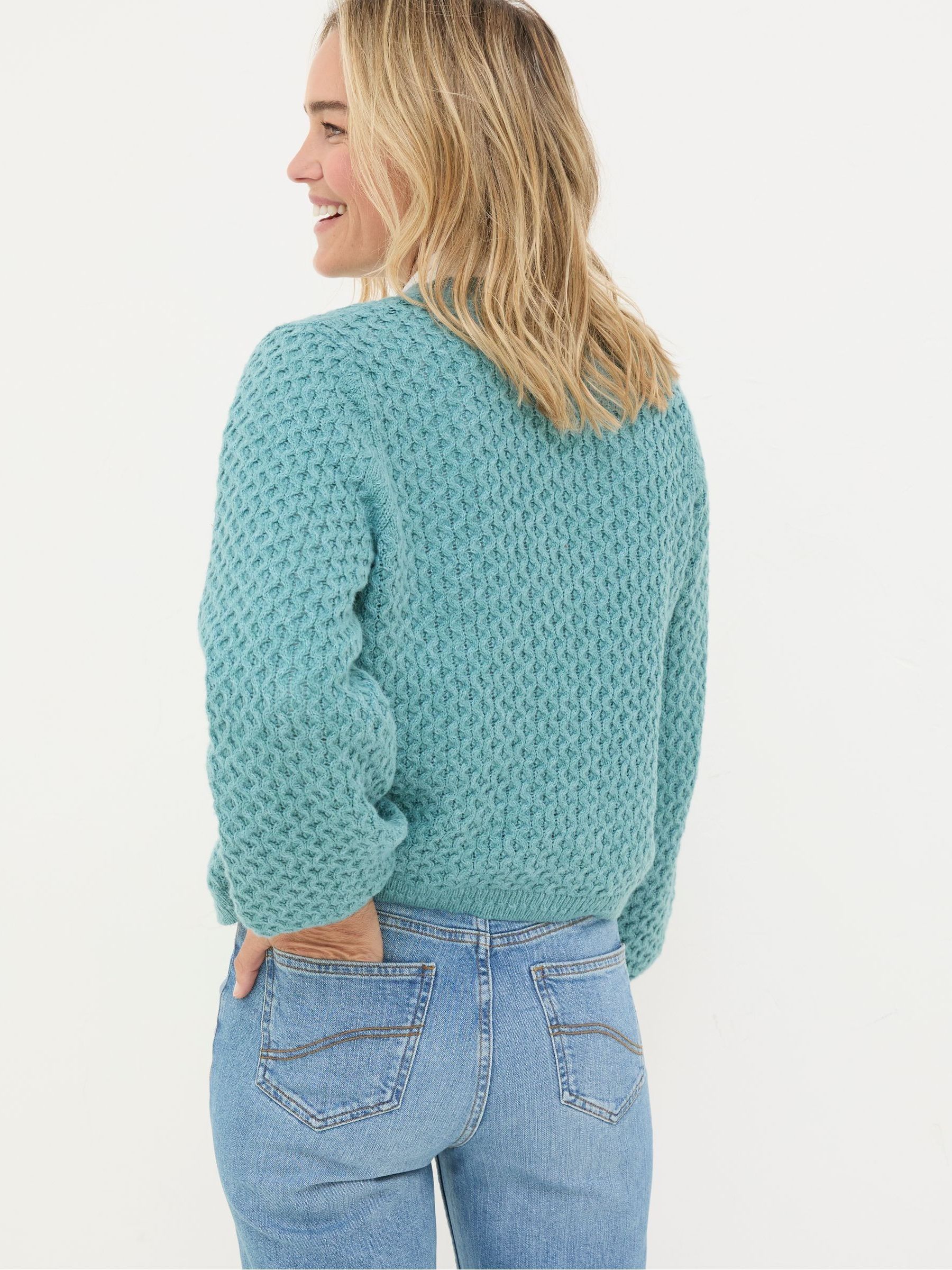 Anais Light Teal Cardigan - Image 2 of 5
