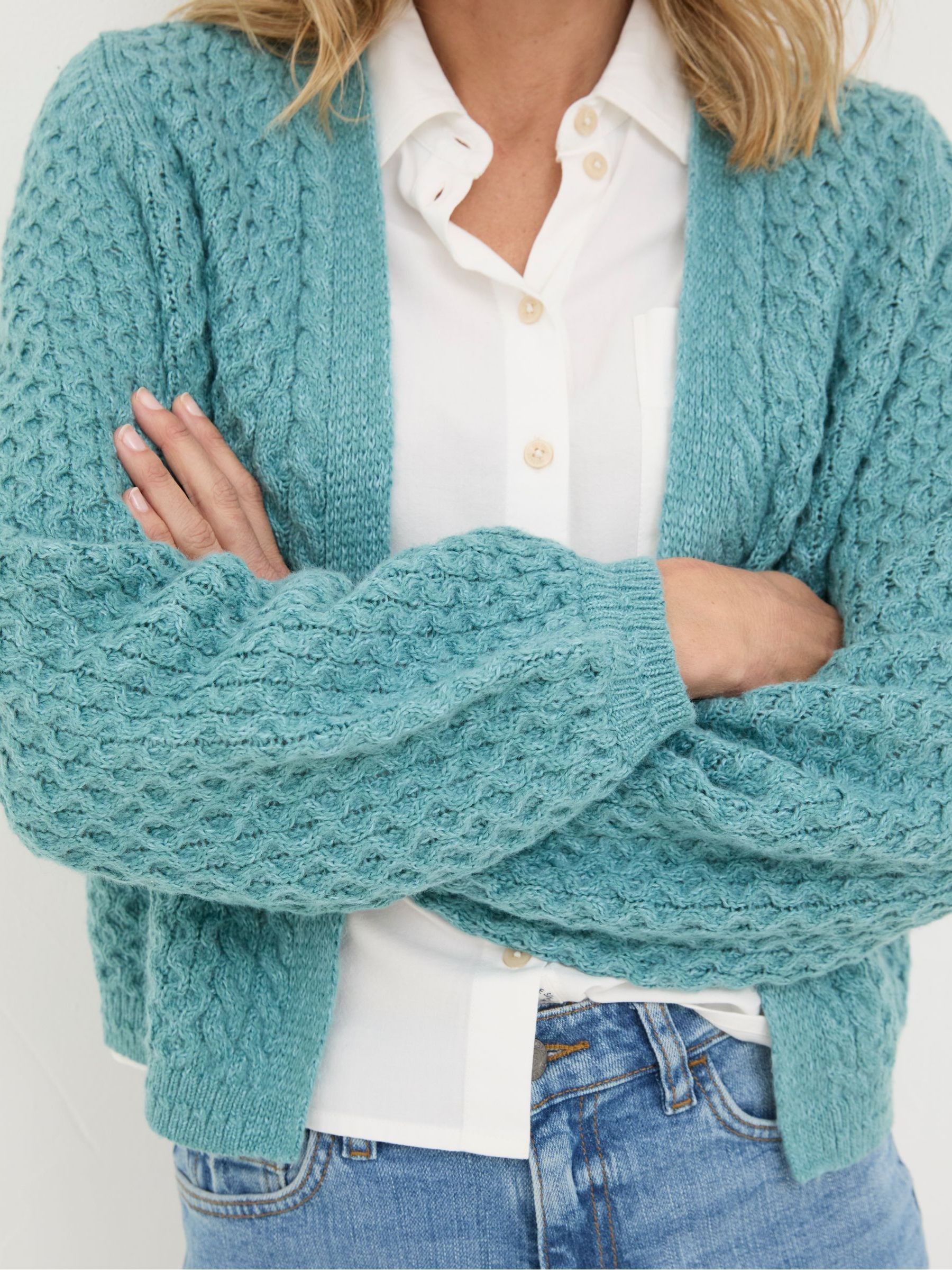 Anais Light Teal Cardigan - Image 4 of 5